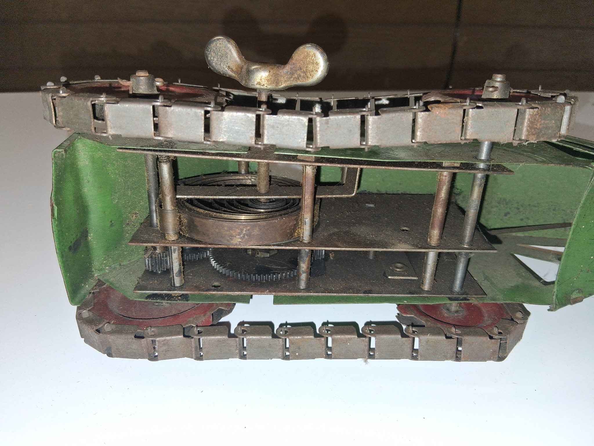 Antique 1920s World War I Structo Pressed Steel Army Tank with ...