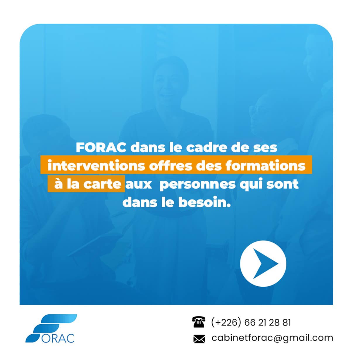 FORAC - Nous proposons des formations sur divers sujets, allant du ...