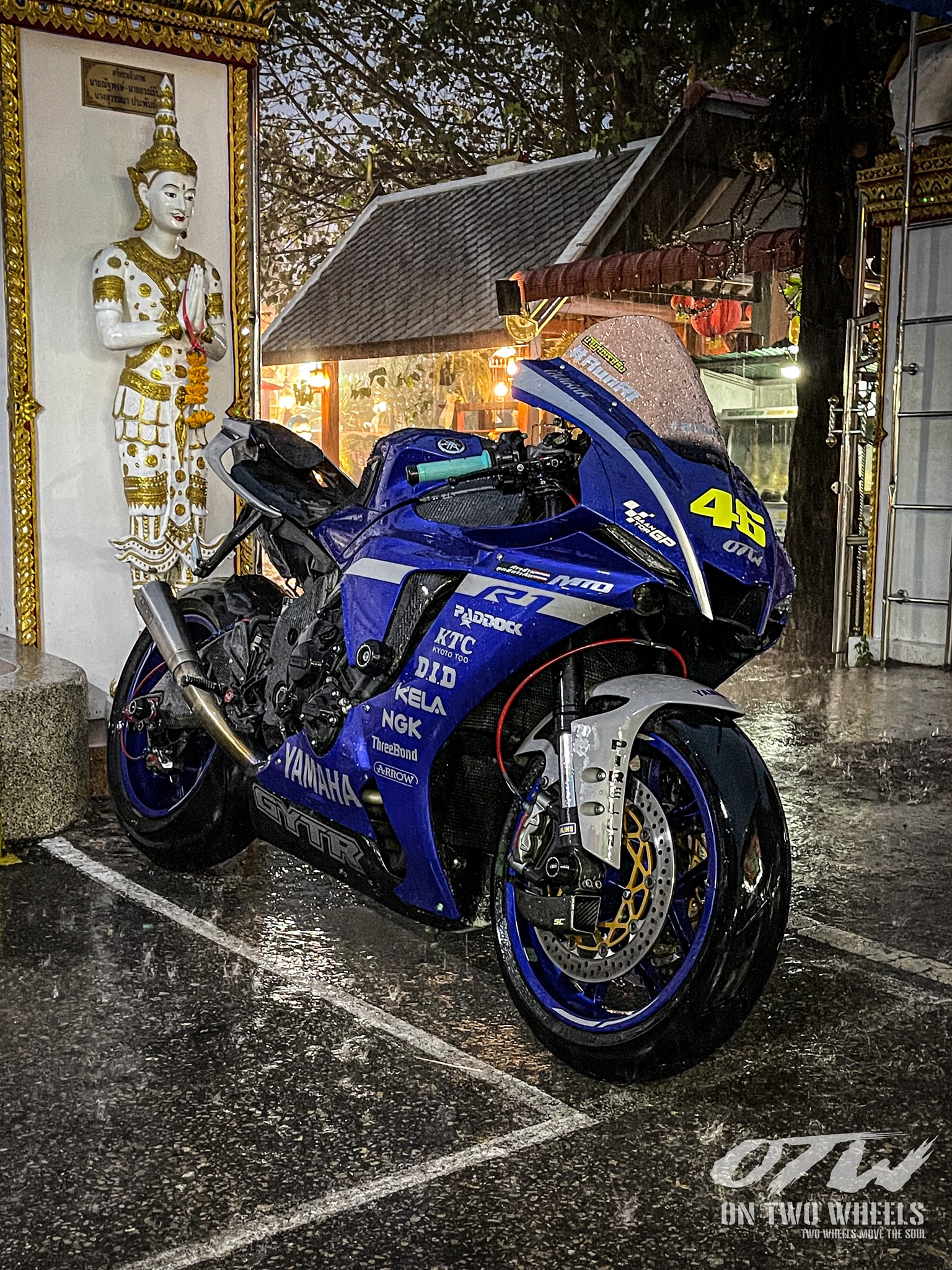 On two wheels - R1 in the Rain ⛈️... | Facebook
