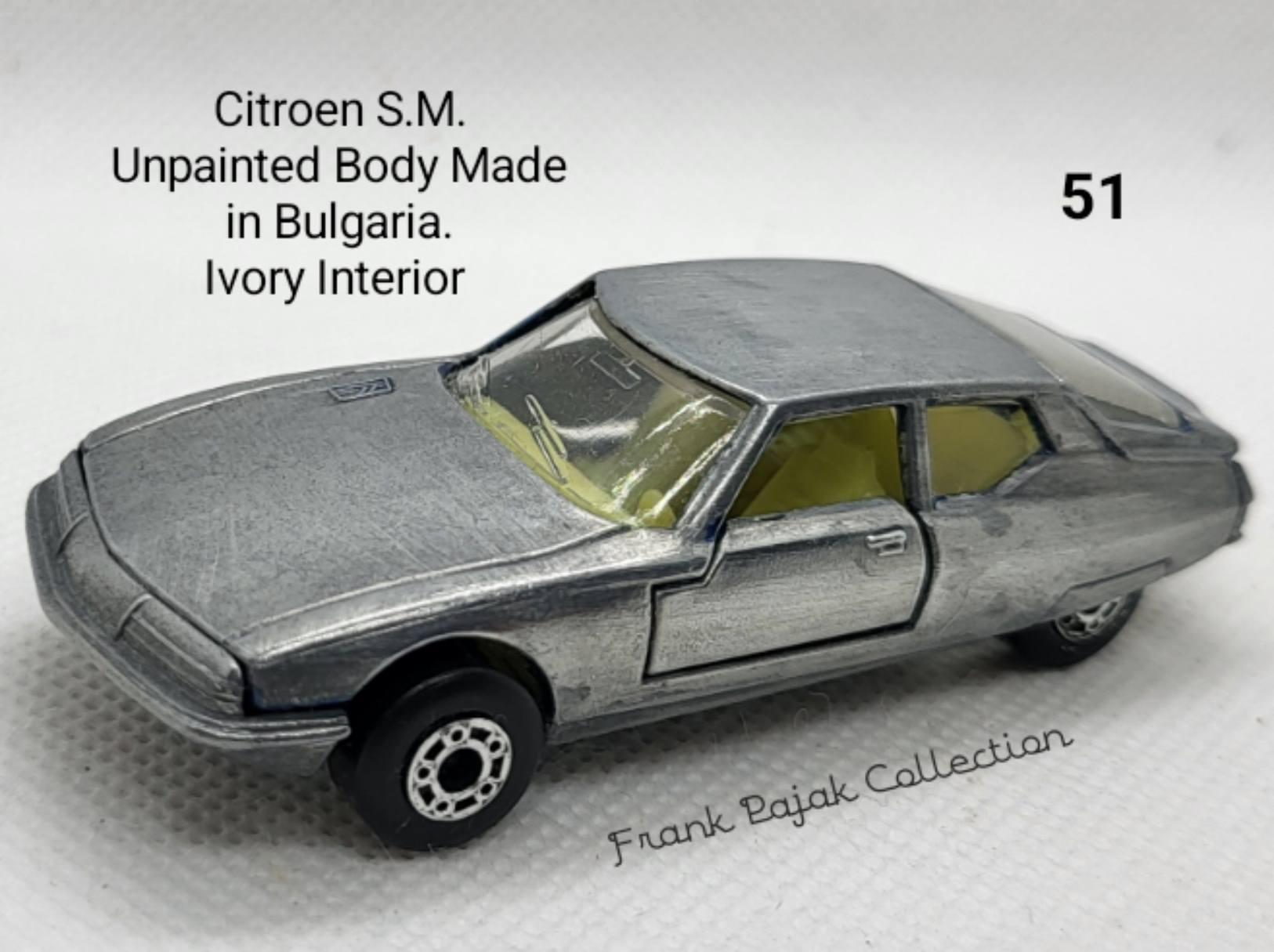 Miniature Matchbox Superfast 1:60 Citroën SM N°51 - Vintage 1971 - État Occasion