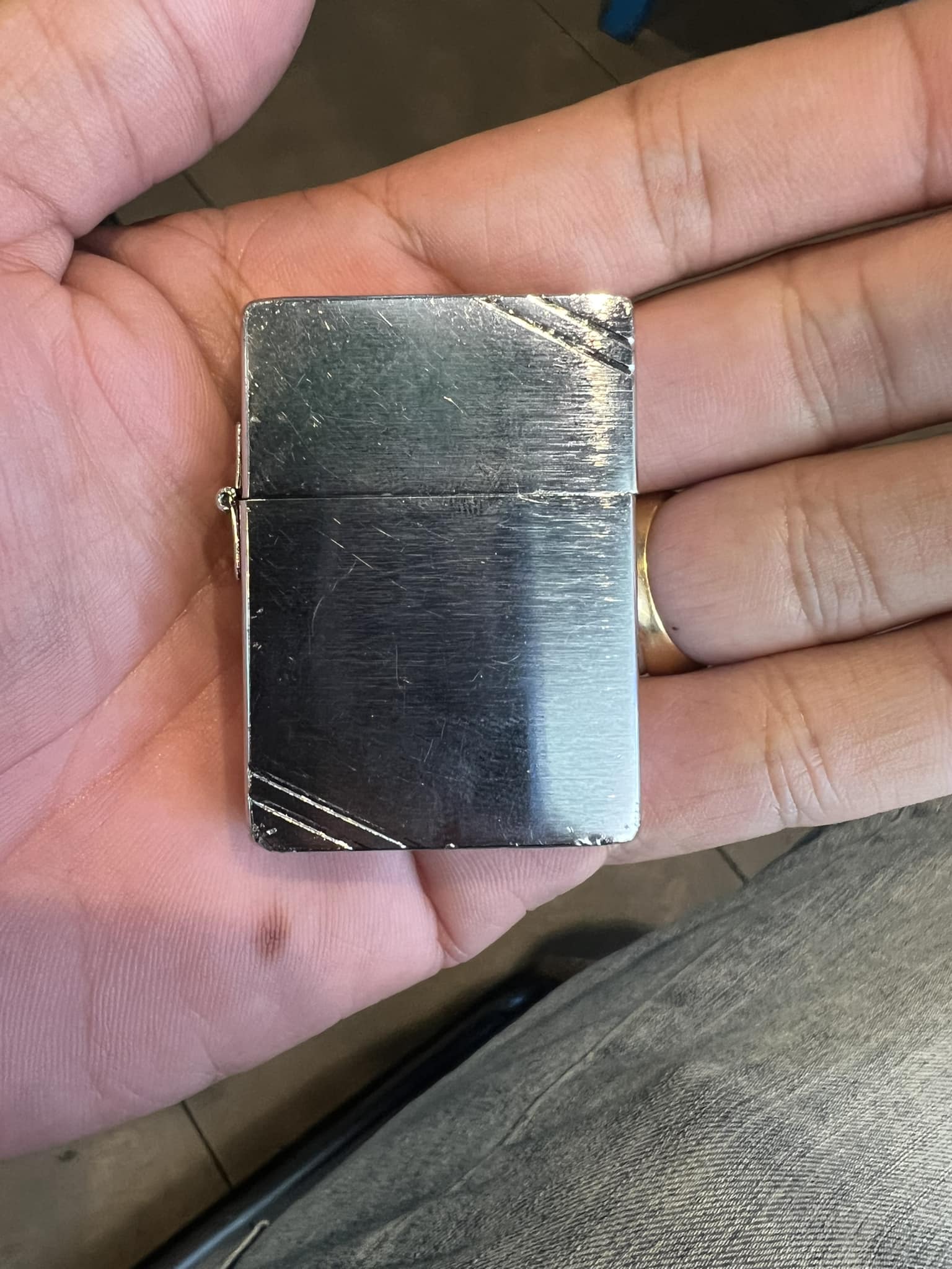 Sterling silver 1937 Zippo re-issue for sale