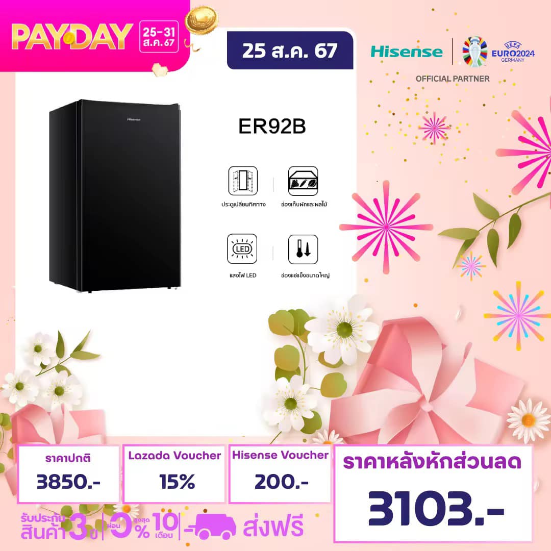 Hisense ตู้เย็น 1 ประตู 3.4 Q/96... - อุปกรณ์เครื่องครัวdiy | Facebook