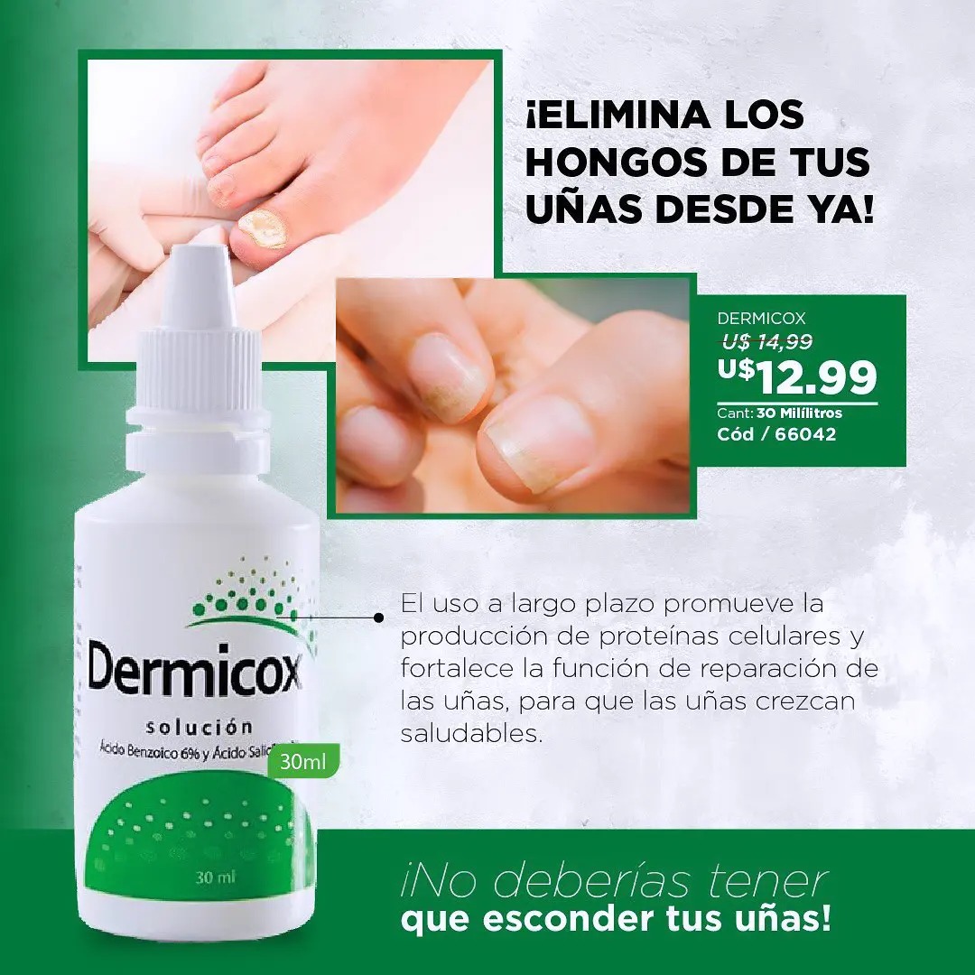 Dermicox soluci n acaba con ese molesto hongo Para pedidos consulta escribe 6427-5766 WhatsApp