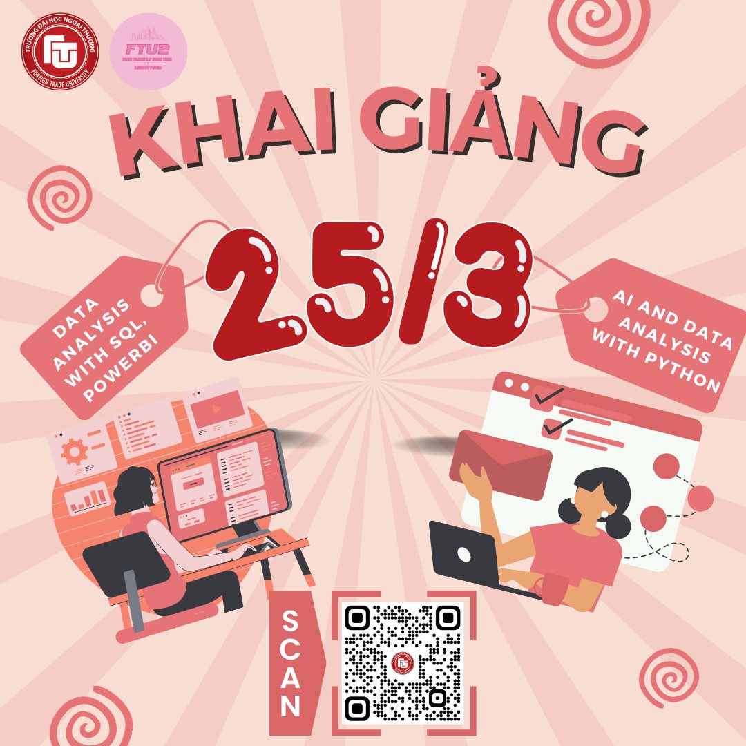 🙋‍♀️ Đăng ký ngay 2 khoá học... - FTU2 - Quản lý đào tạo