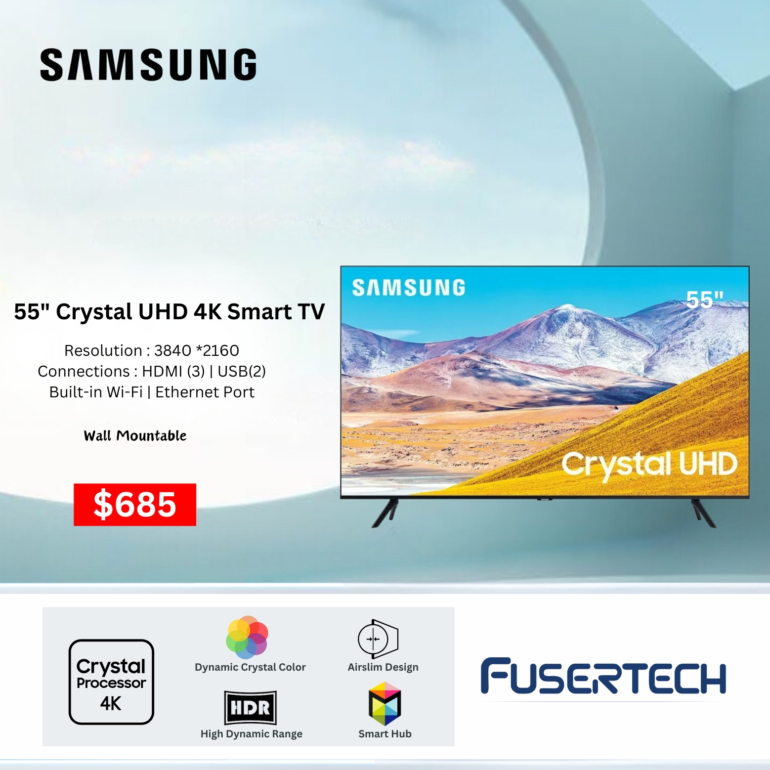 Fuser Tech - SAMSUNG 4K SMART TVs now in Stock Discover...