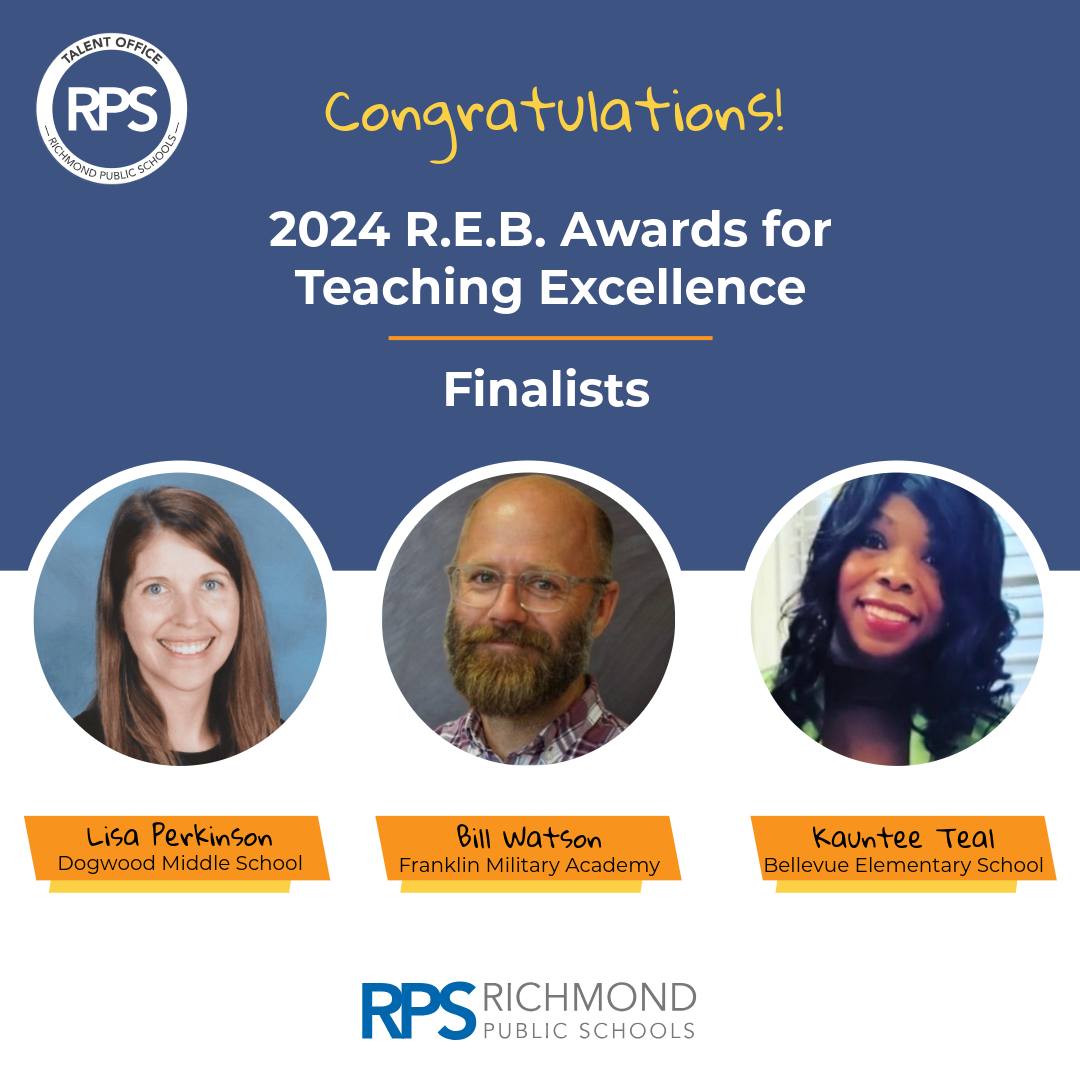 Richmond Public Schools - 🥳 Congratulations to our 2024 R.E.B. Awards ...