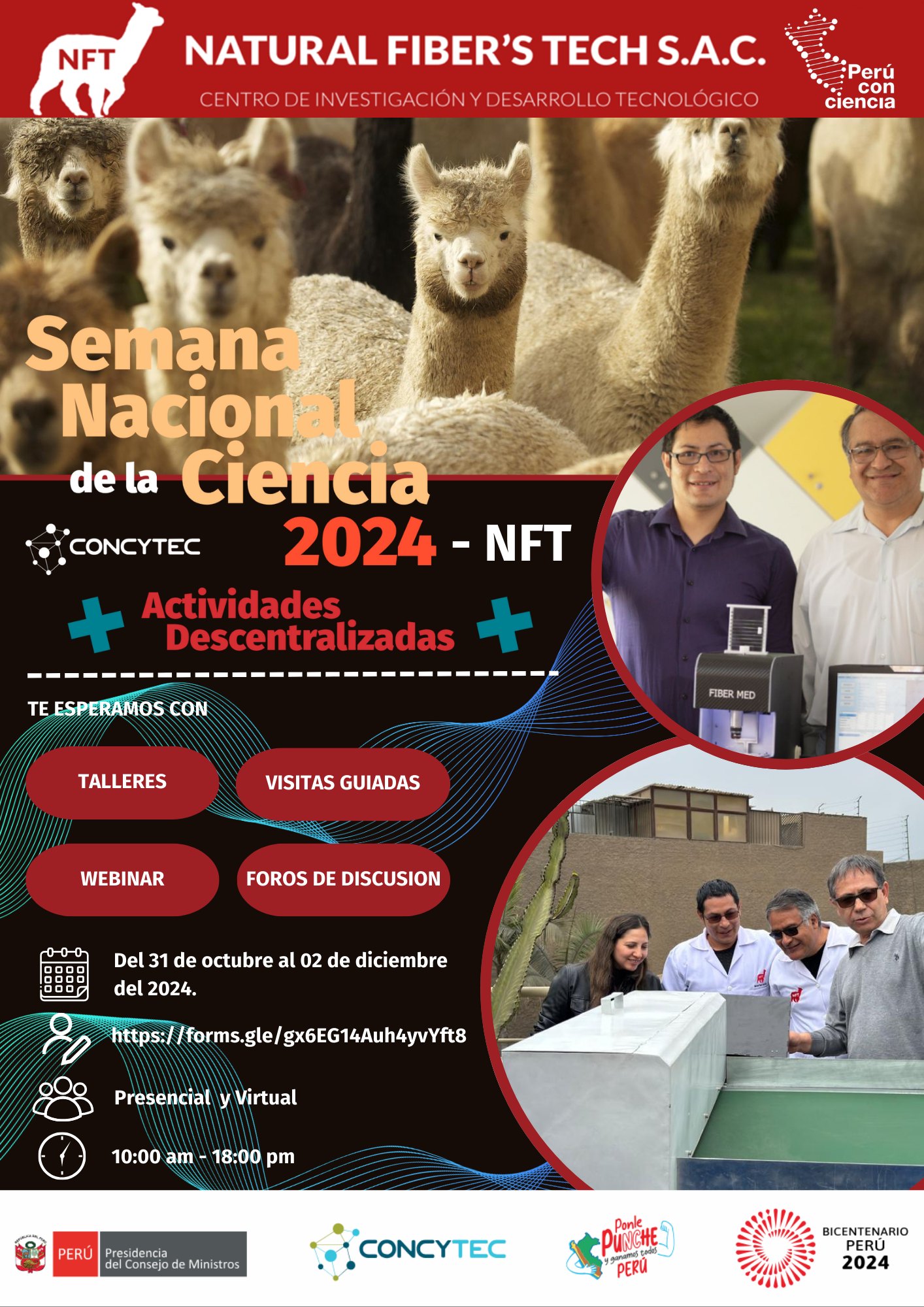 Cumpliendo con nuestra labor... - Natural Fiber's Tech S.A.C