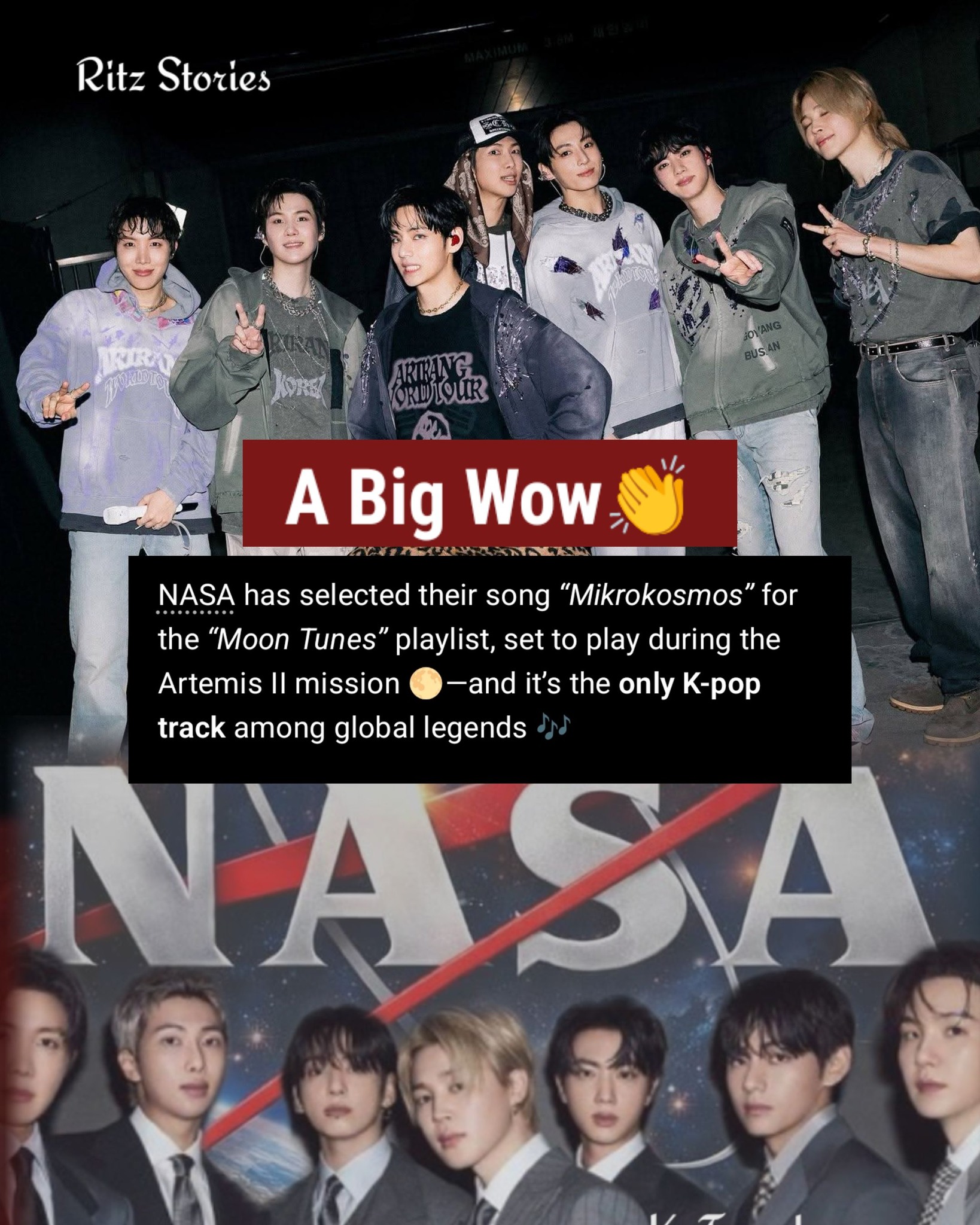 OUT OF THIS WORLD 🌌🚀 BTS is literally reaching new heights