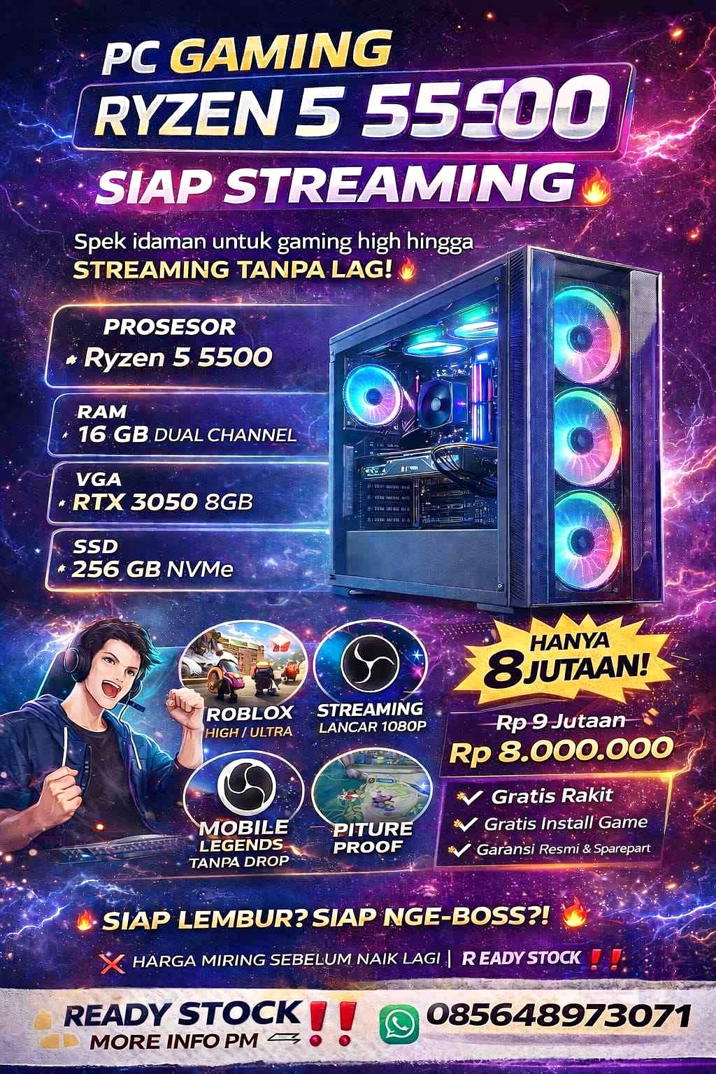 PC cpu only i3 Gen4 - Desktop Computers - Grabagan, Jawa Timur ...