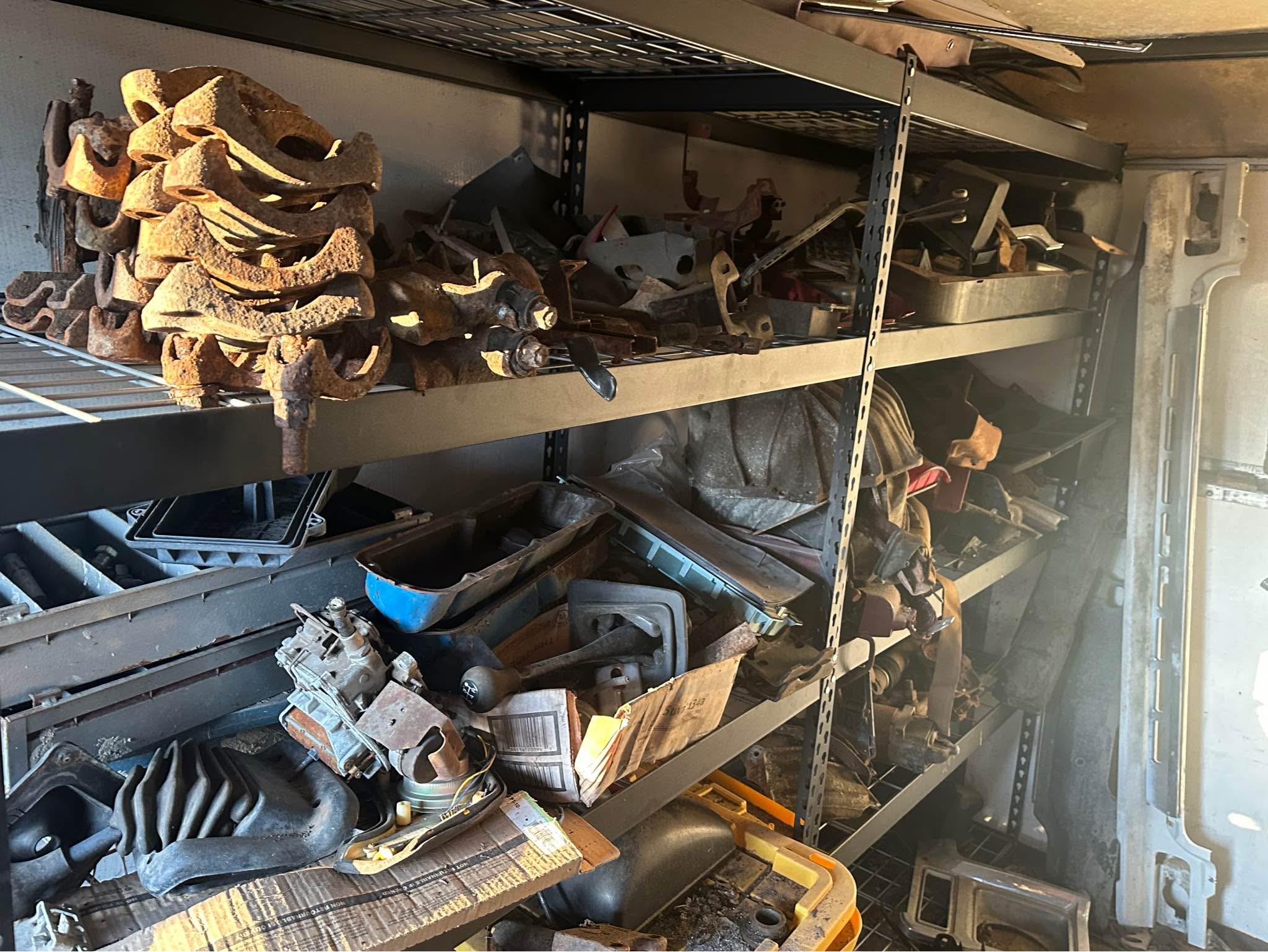 Buildings full of parts, racks, garage truck ford Chevy dodge - Car ...