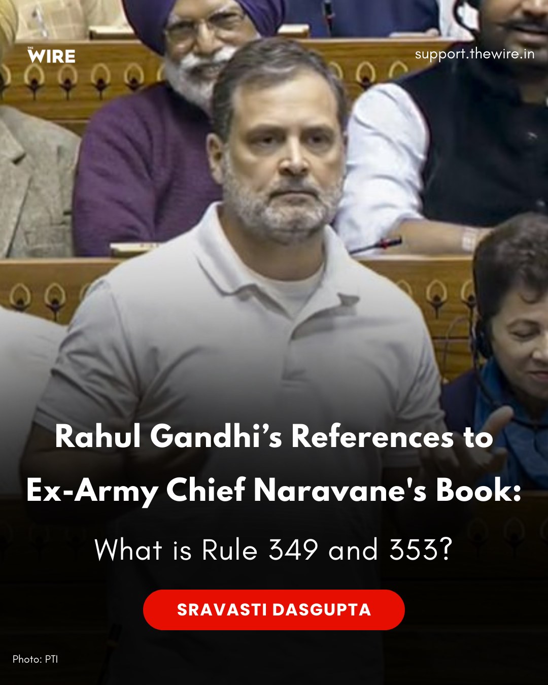 TheWire.in - Leader of opposition Rahul Gandhi’s reference... | Facebook