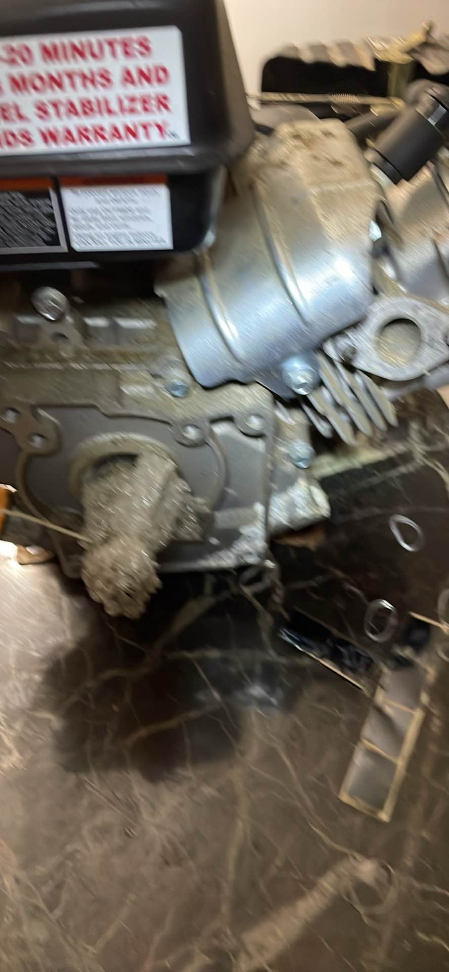 Predator engine 79 cc never put gas or oil in engine Read description ...