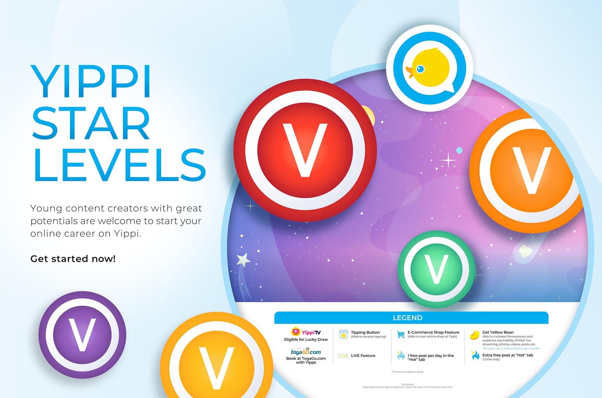Yippi - New Yippi Star Level System is coming! If you...