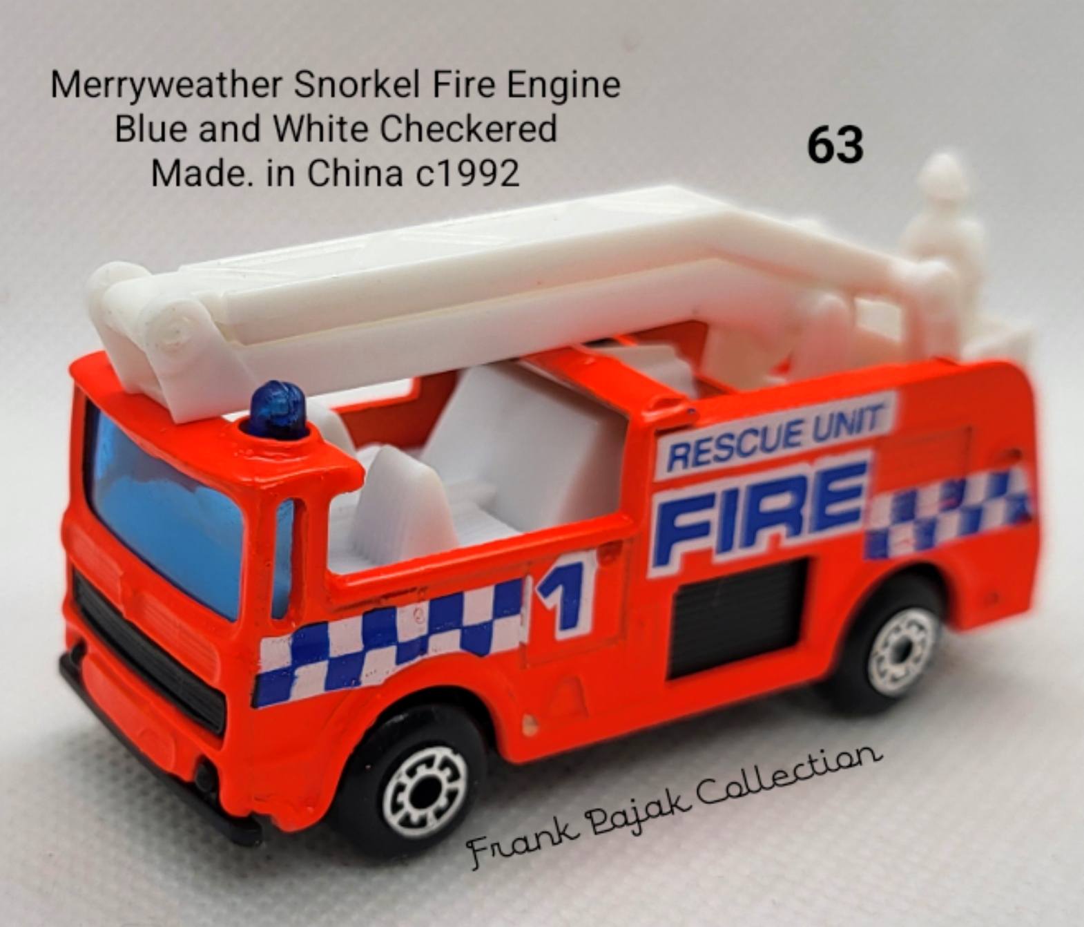Matchbox Superfast Snorkel Fire Engine #13 review