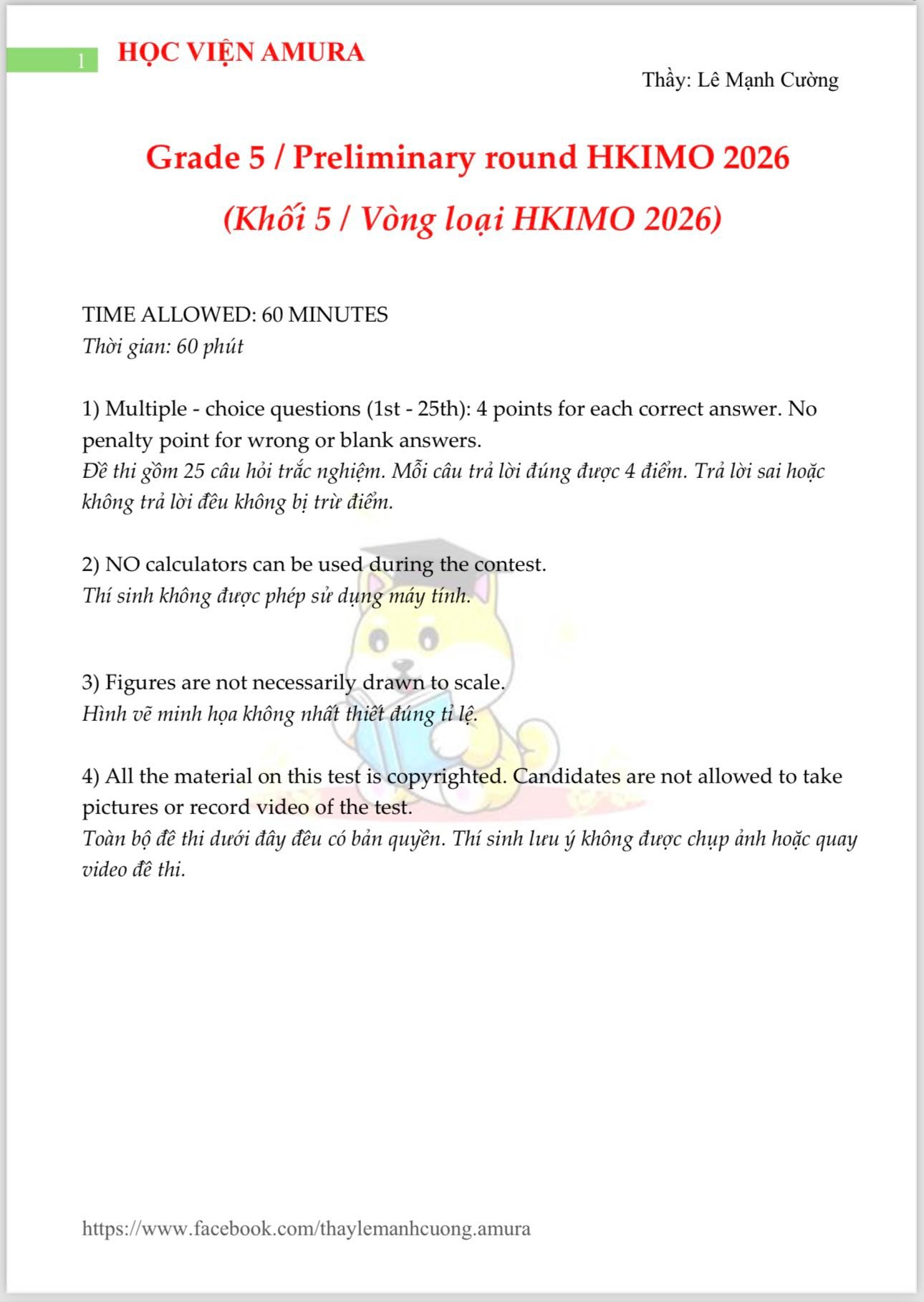 🍀 Đề HOT và đáp án Ba Mẹ mong... - AMURAvn - Học viện AMURA | Facebook