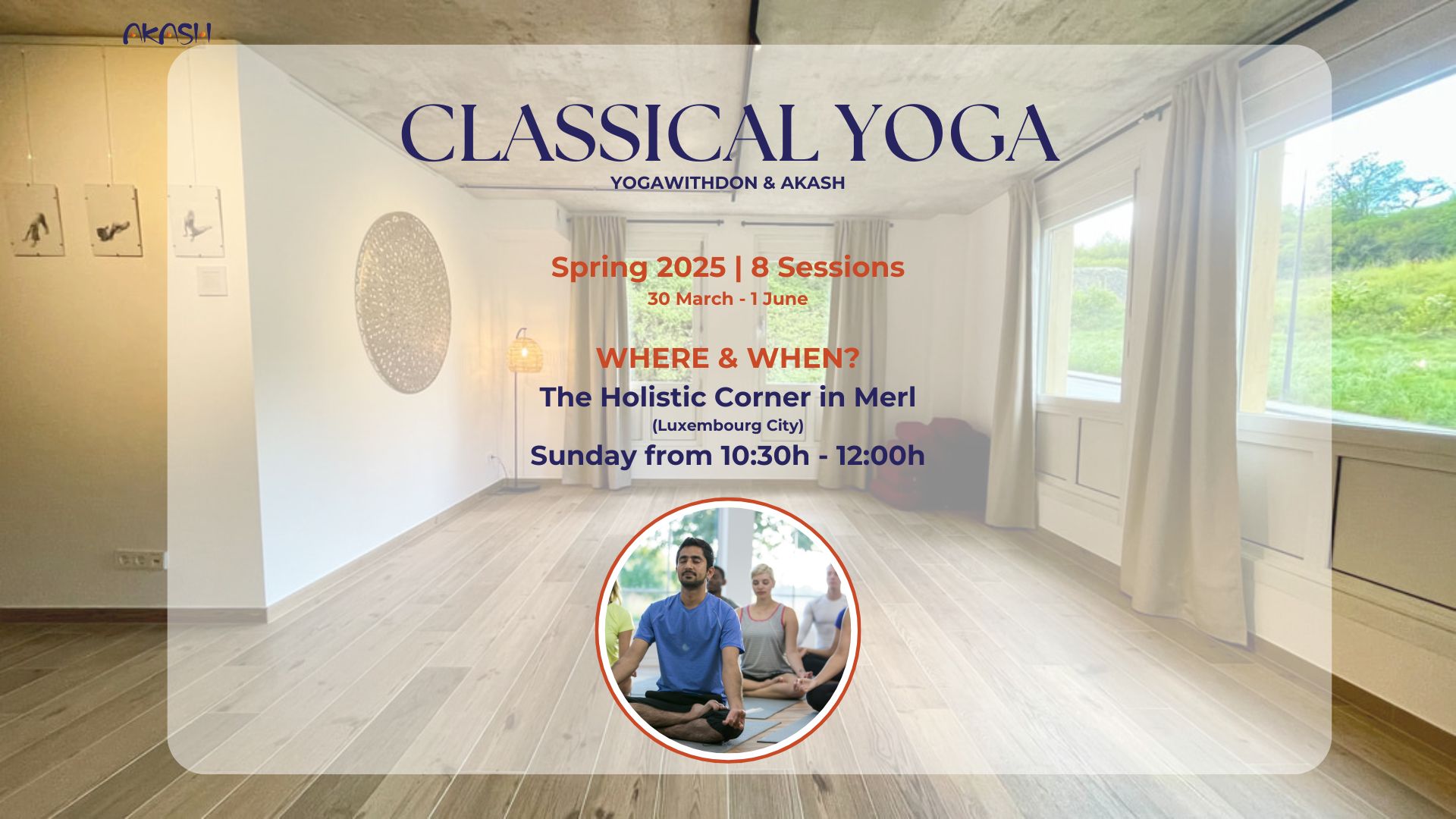SUNDAY Morning YOGA in Luxembourg-MERL
