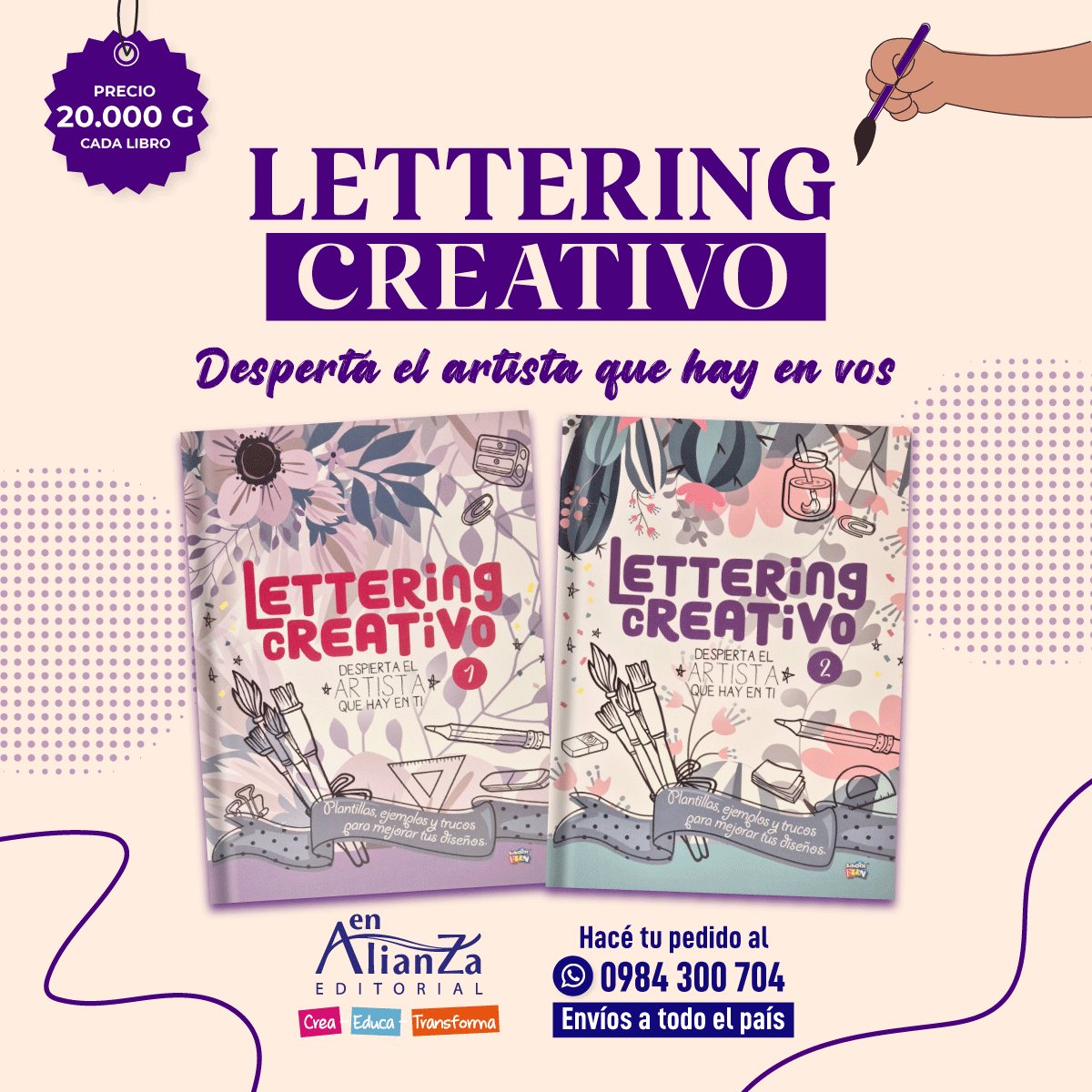 Editorial - 🖌👩‍🍳📖 ¡El arte de dibujar letras! 🤩 Con esta colección vas ...