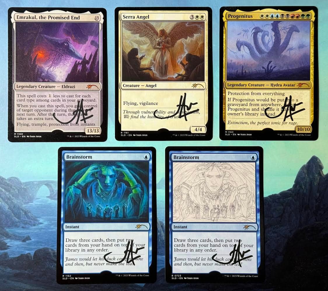 Secret Lair artist proofs are here! These will initially be made