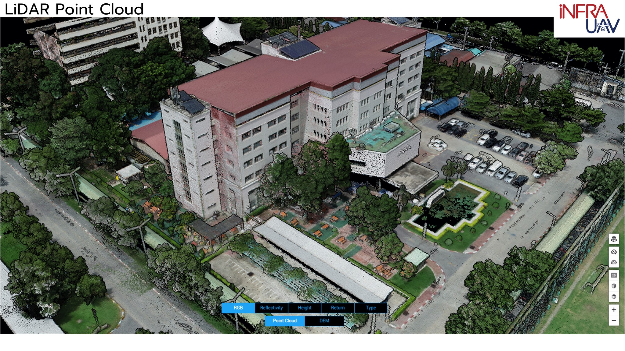 ตัวอย่างข้อมูล LiDAR จาก DJI... - InfraPlus UAV Consulting | Facebook
