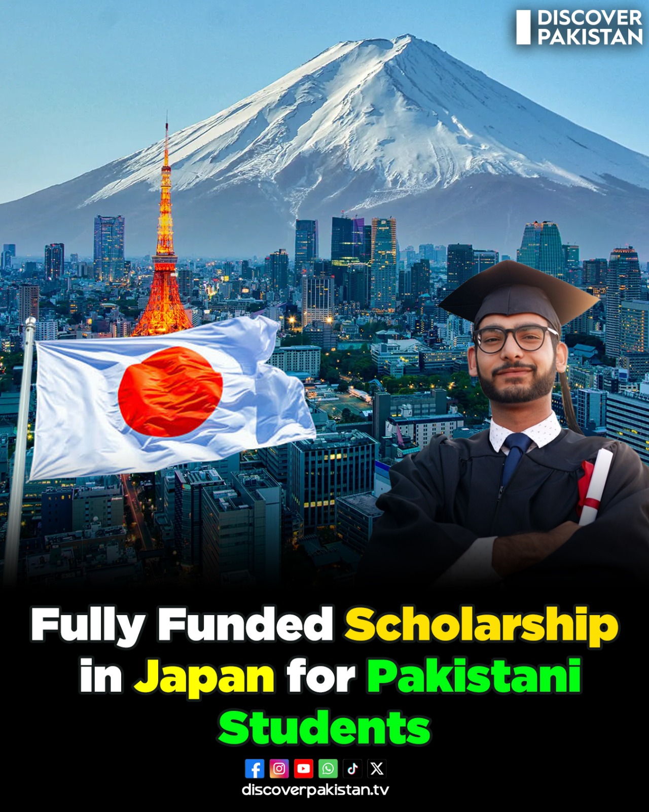 Fully Funded Scholarship in Japan for... - Discover Pakistan | Facebook