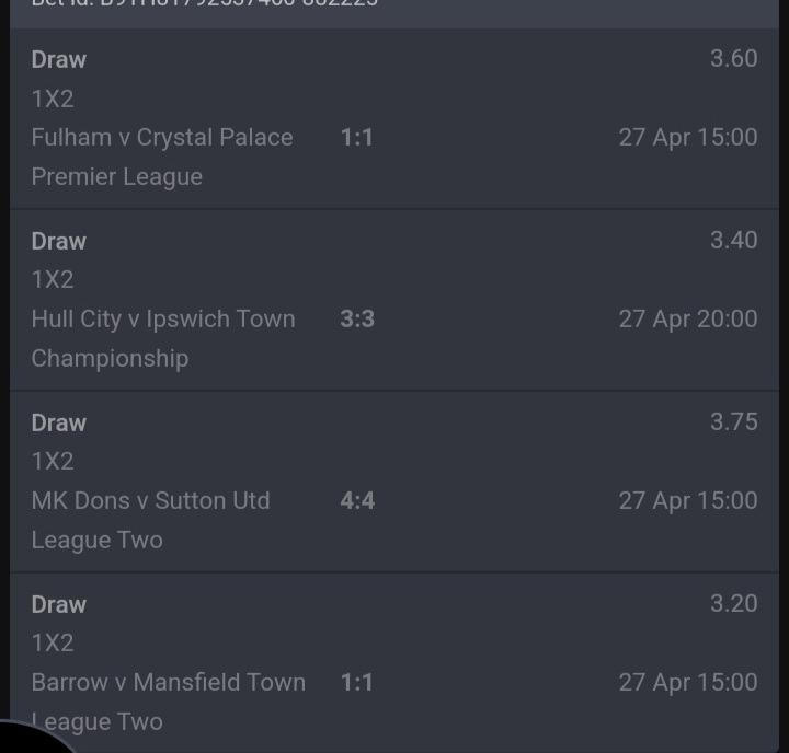 Fixed Draw