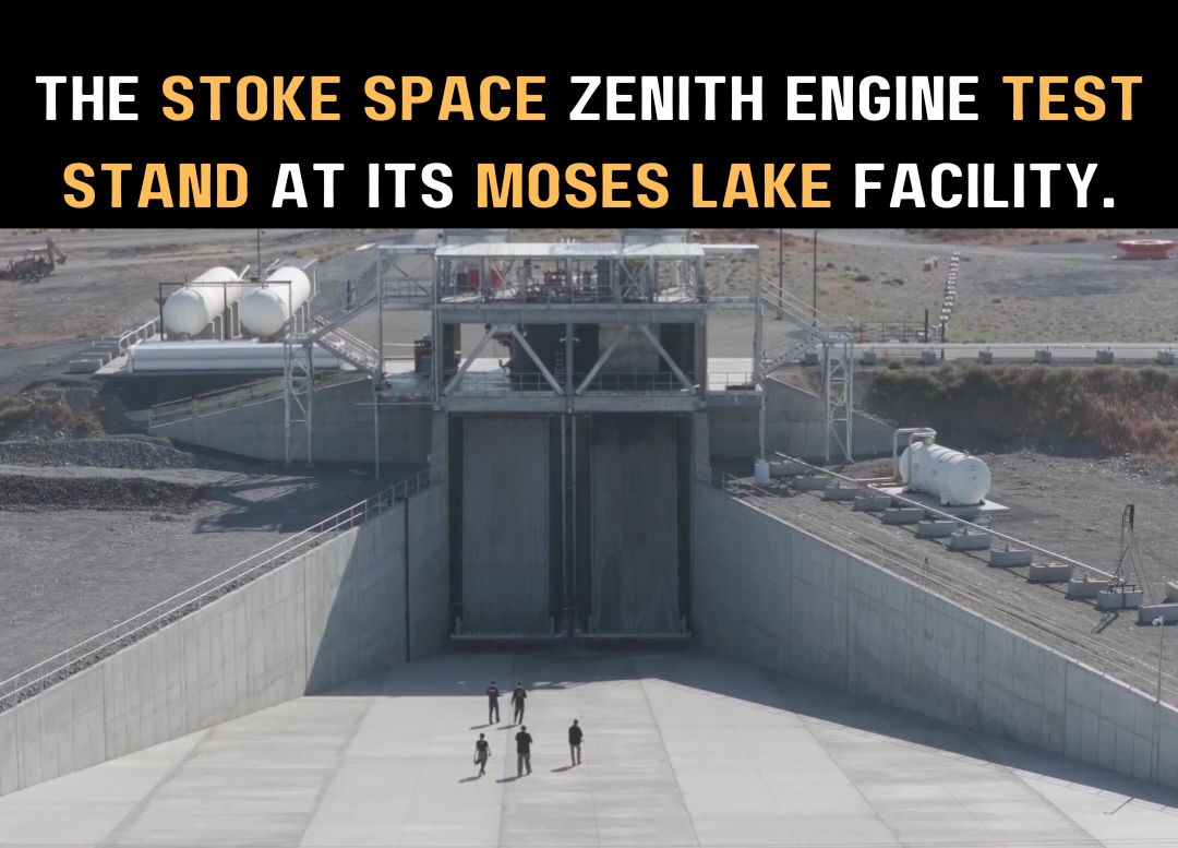 Space FrontPage - The Stoke Space Zenith engine test stand... | Facebook
