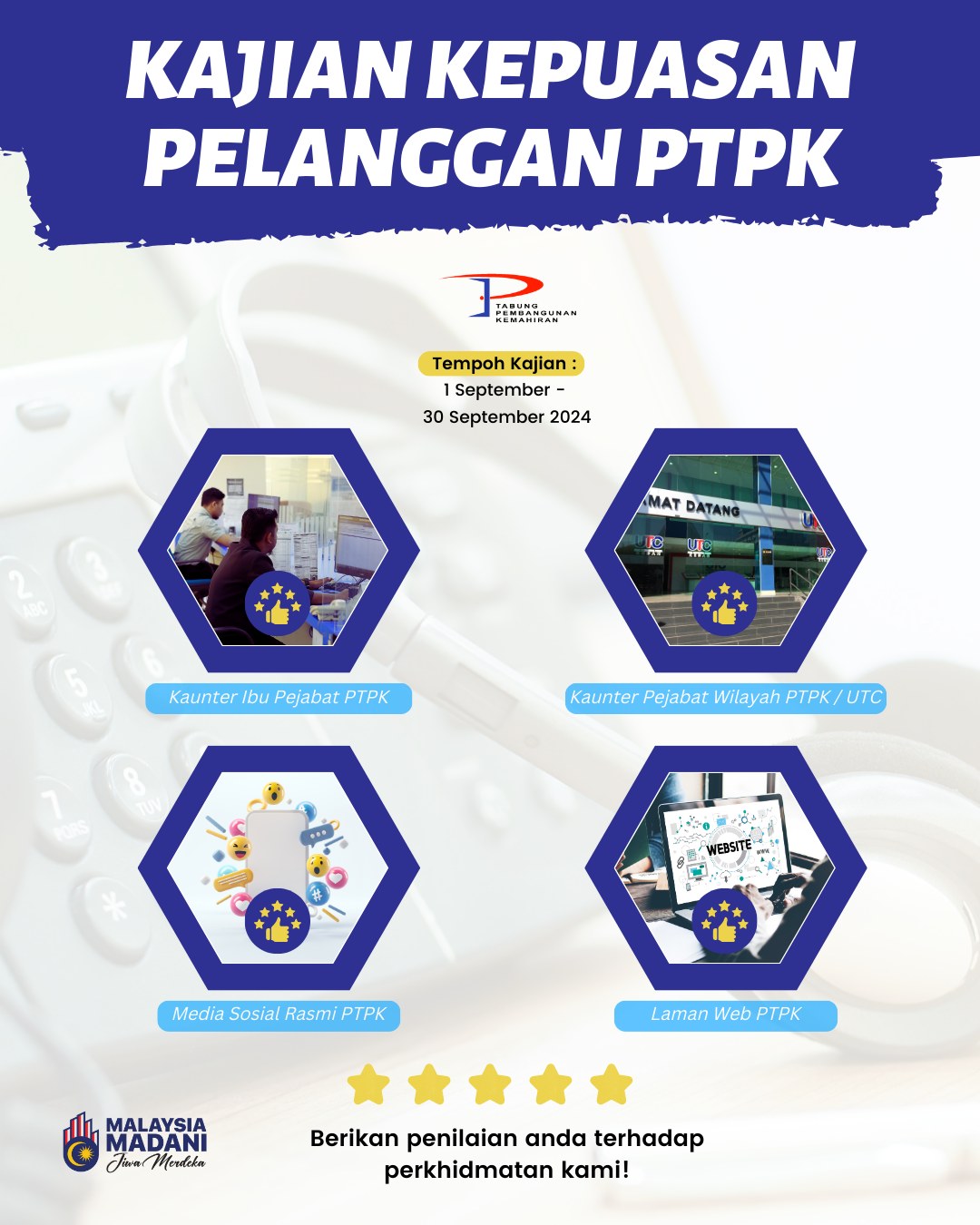 𝐁𝐄𝐑𝐈𝐊𝐀𝐍 𝐏𝐄𝐍𝐈𝐋𝐀𝐈𝐀𝐍 𝐀𝐍𝐃𝐀 𝐓𝐄𝐑𝐇𝐀𝐃𝐀𝐏 𝐏𝐄𝐑𝐊𝐇𝐈𝐃𝐌𝐀𝐓𝐀𝐍 𝐊𝐀𝐌𝐈! PTPK sedang ...