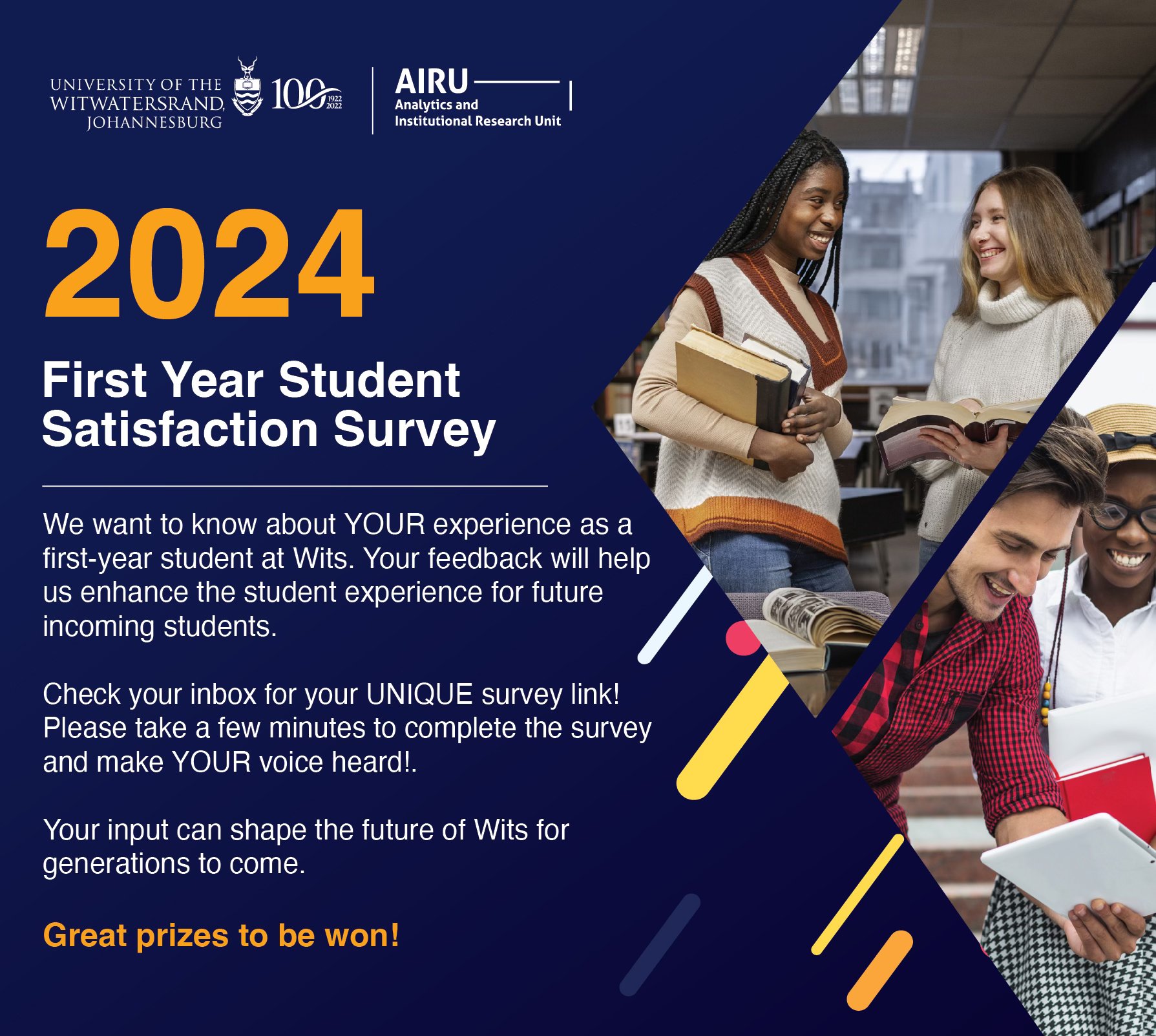 Wits - 📢 First-Year Students, Your Voice Matters! Take part in the 2024 ...