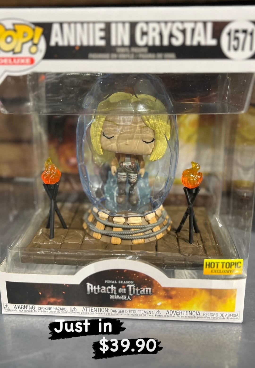 First look at the new Annie in Crystal Funko POP! Deluxe from