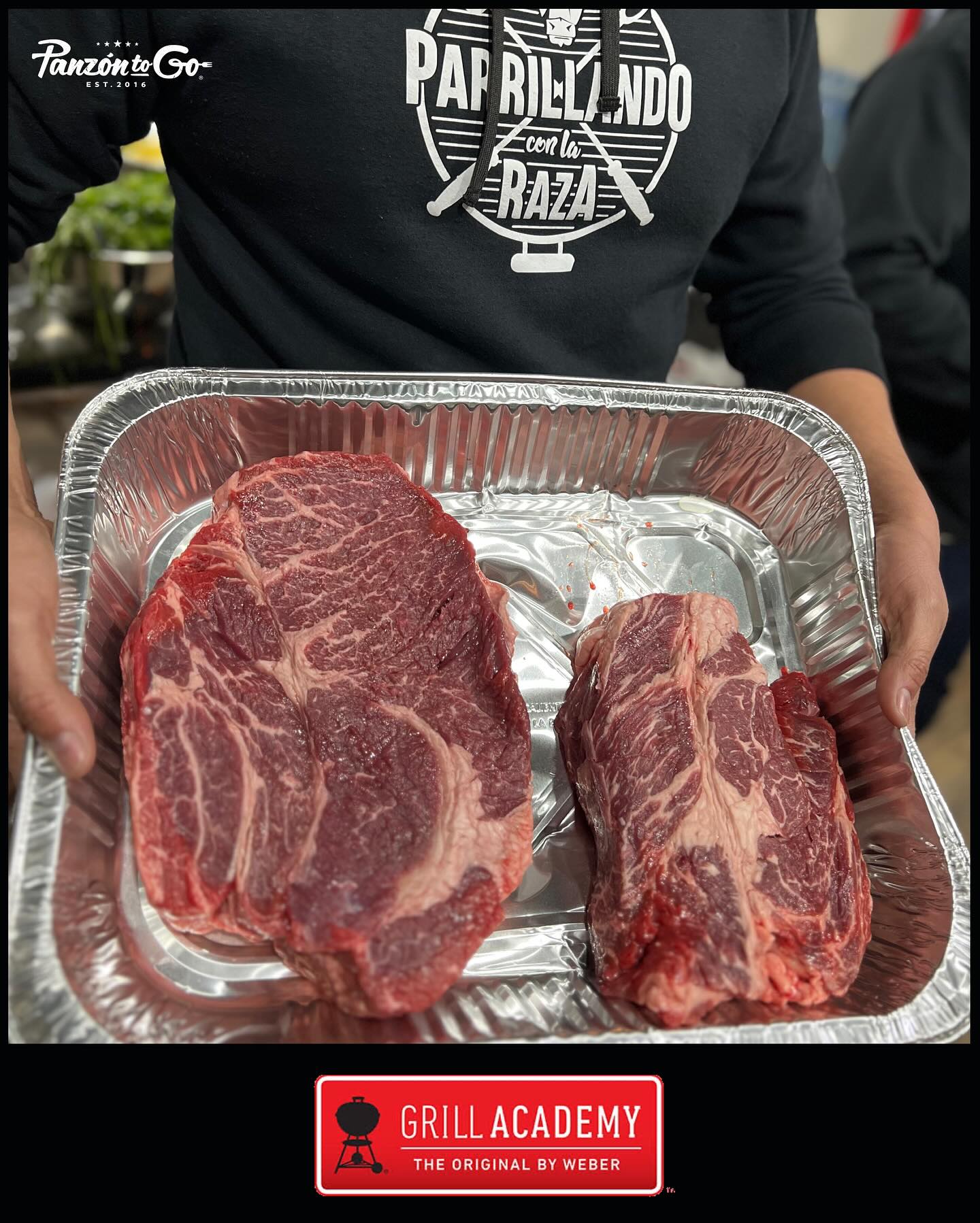 Panzón To Go - 🔥🏈 Grill Academy con la Raza 🏈🔥 Weber...
