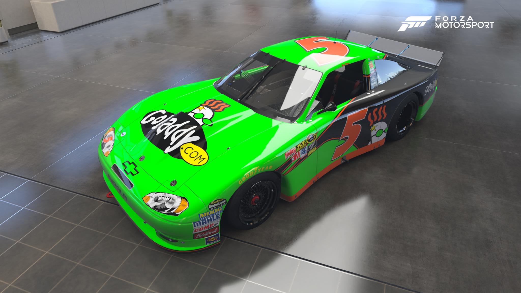 Mark Martin's 2011 Godaddy paint scheme on 1988 Nissan 300zx