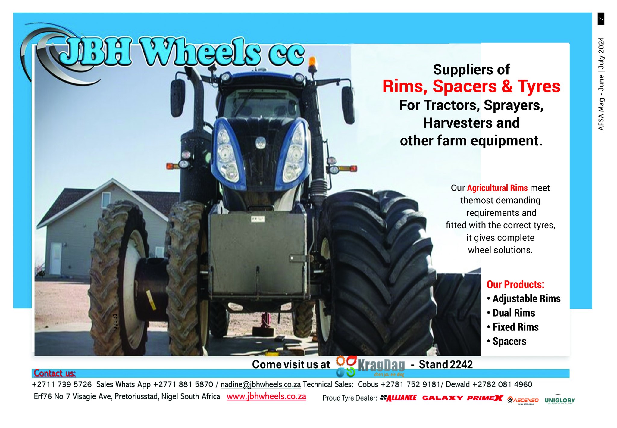 Farm.co.za - JBH Wheels cc, manufacturers and suppliers of industrial ...