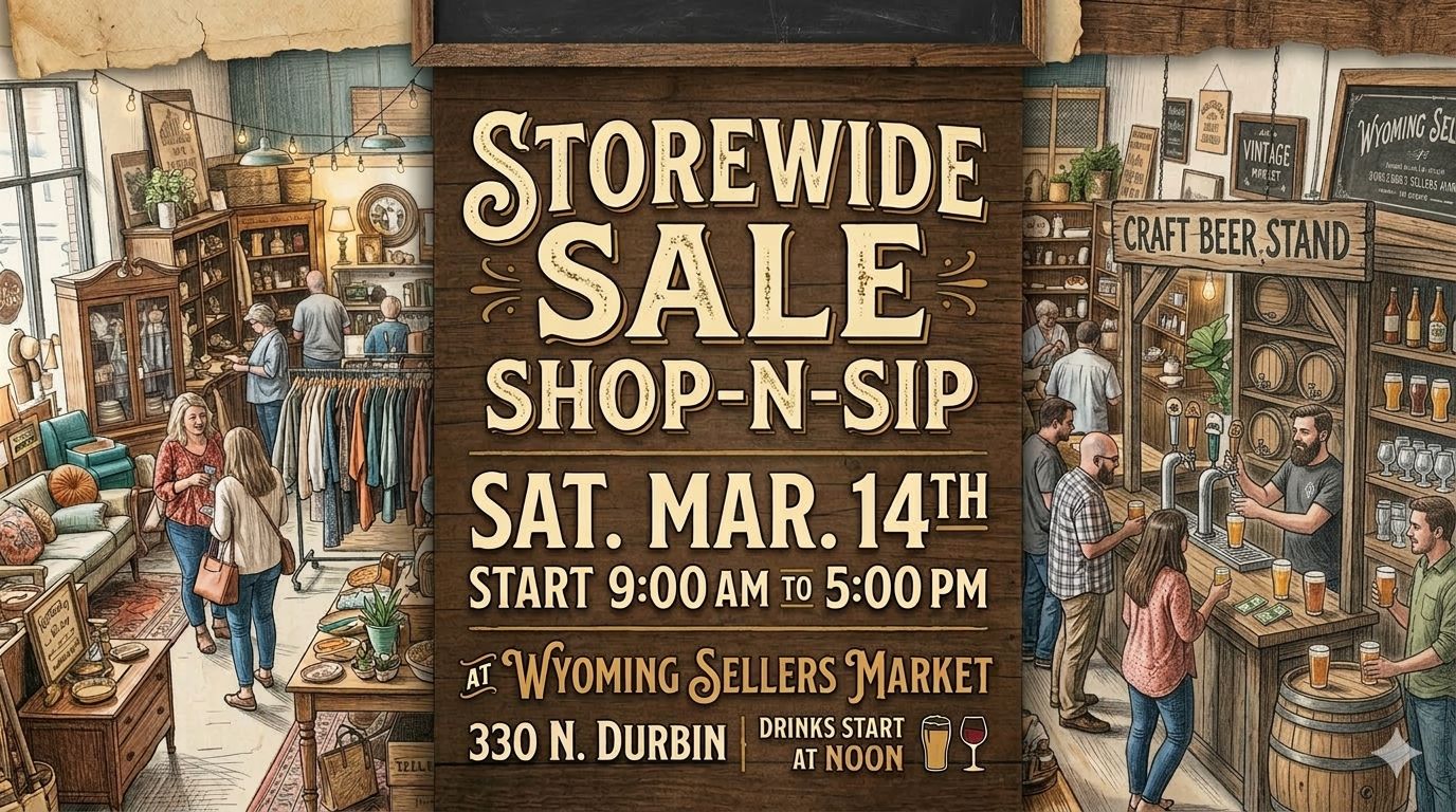 Storewide Sale Shop-N-Sip