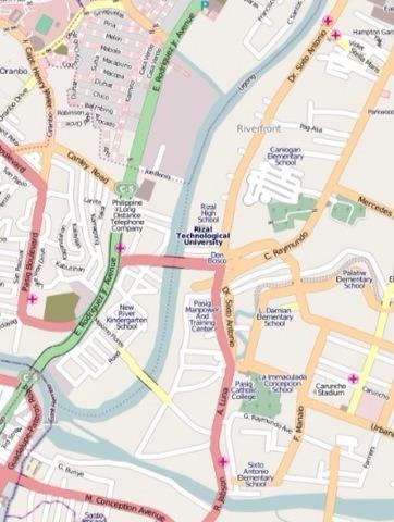 Here is the map to Rizal High School, venue of the PSNR Spasticity ...