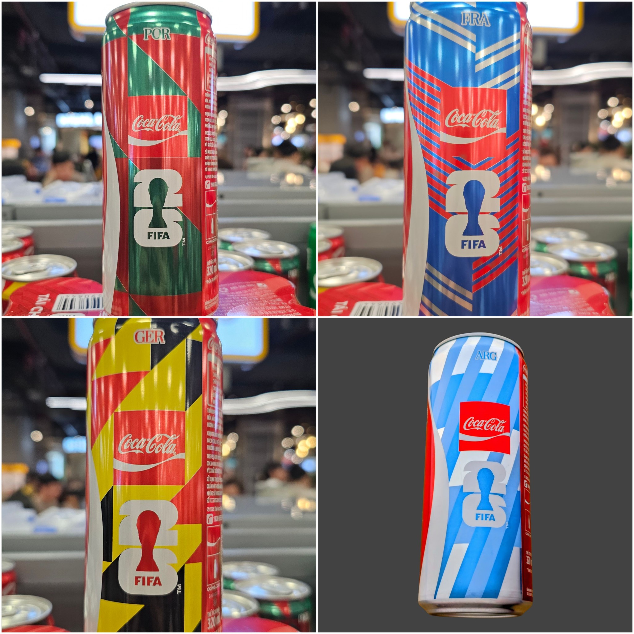2026 FIFA World Cup Vietnam Coca Cola original 320ml sleek; until