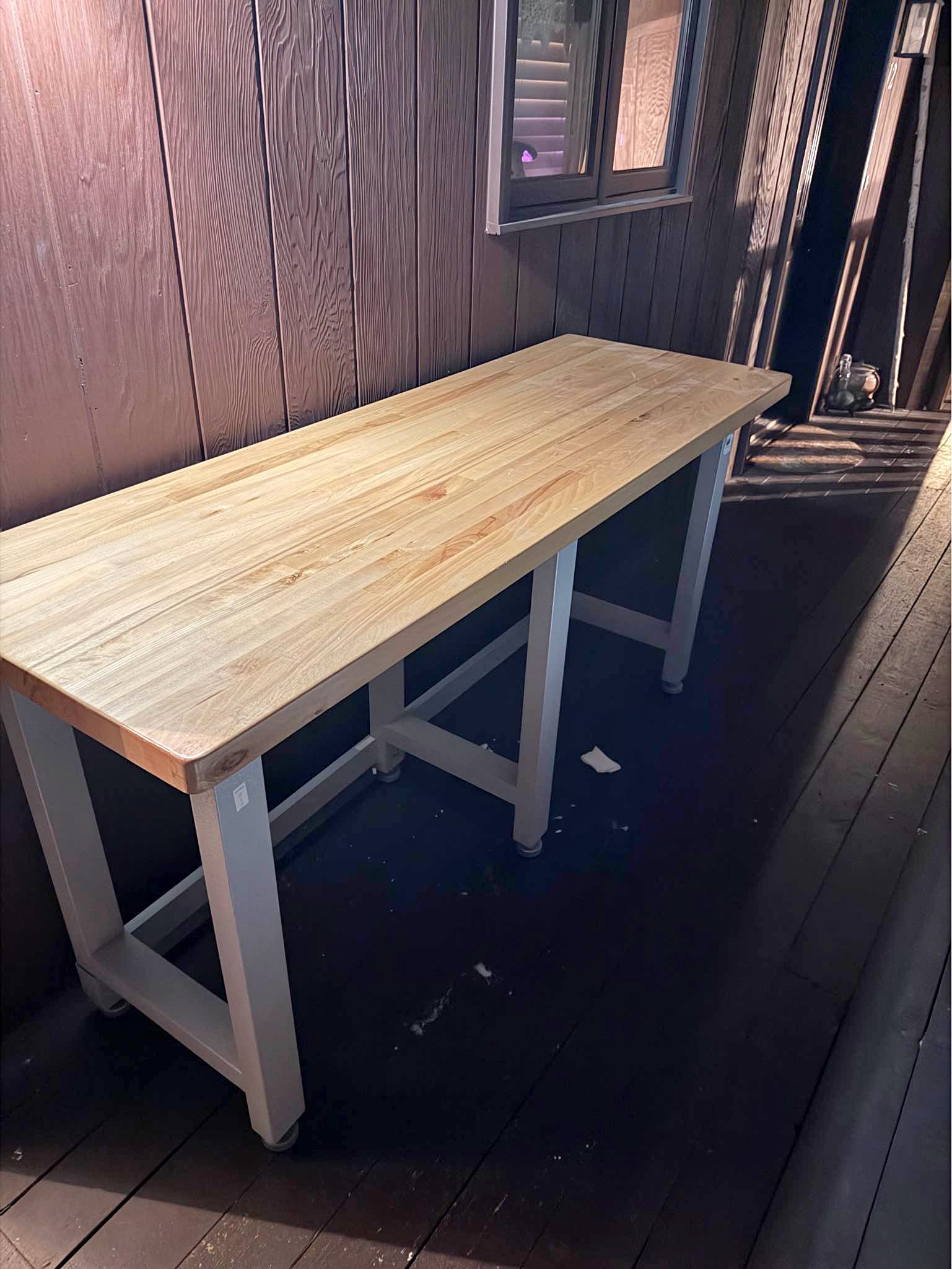 2 Matching Butcher Block Work Benches - Ladders & Scaffolding - Ester ...