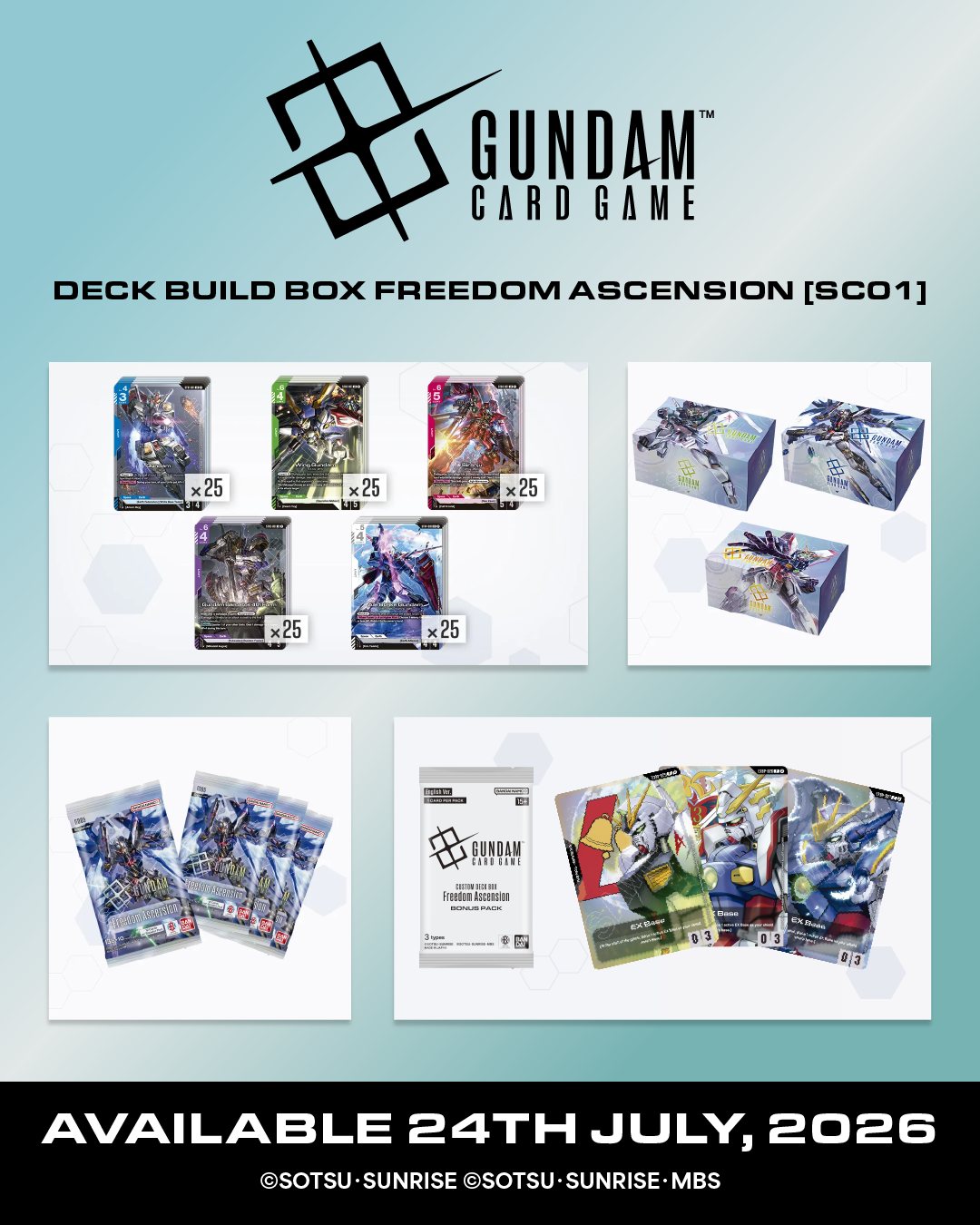 🚀 Build your next victory from the ground up with the GUNDAM CARD
