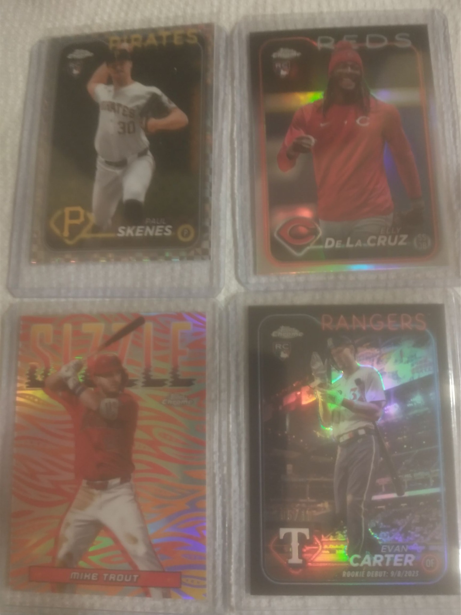 Recent Sports Card Finds, Including Elly de la Cruz and Mike Trout