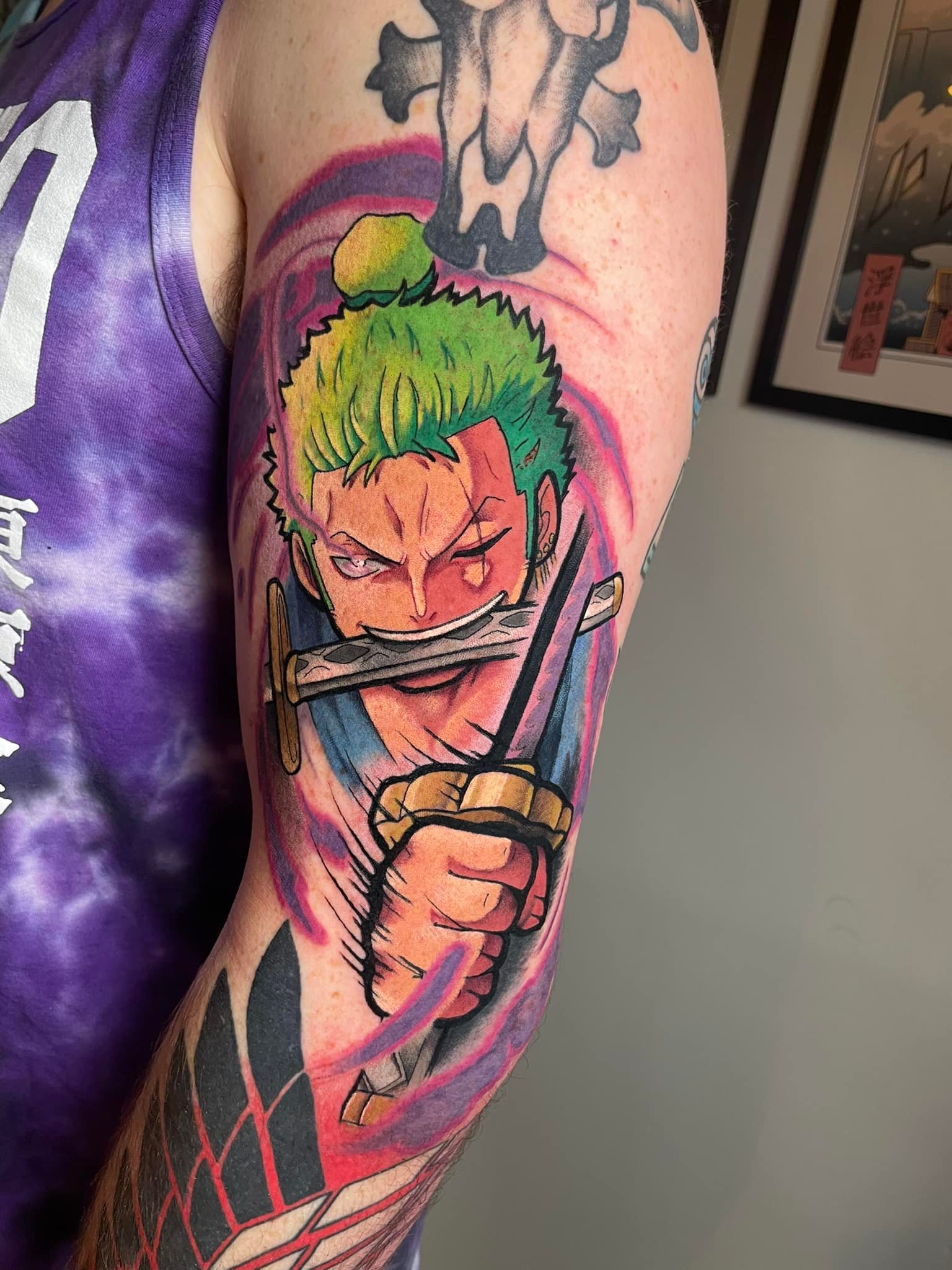 Ohio tattoo artist seeking large scale anime projects