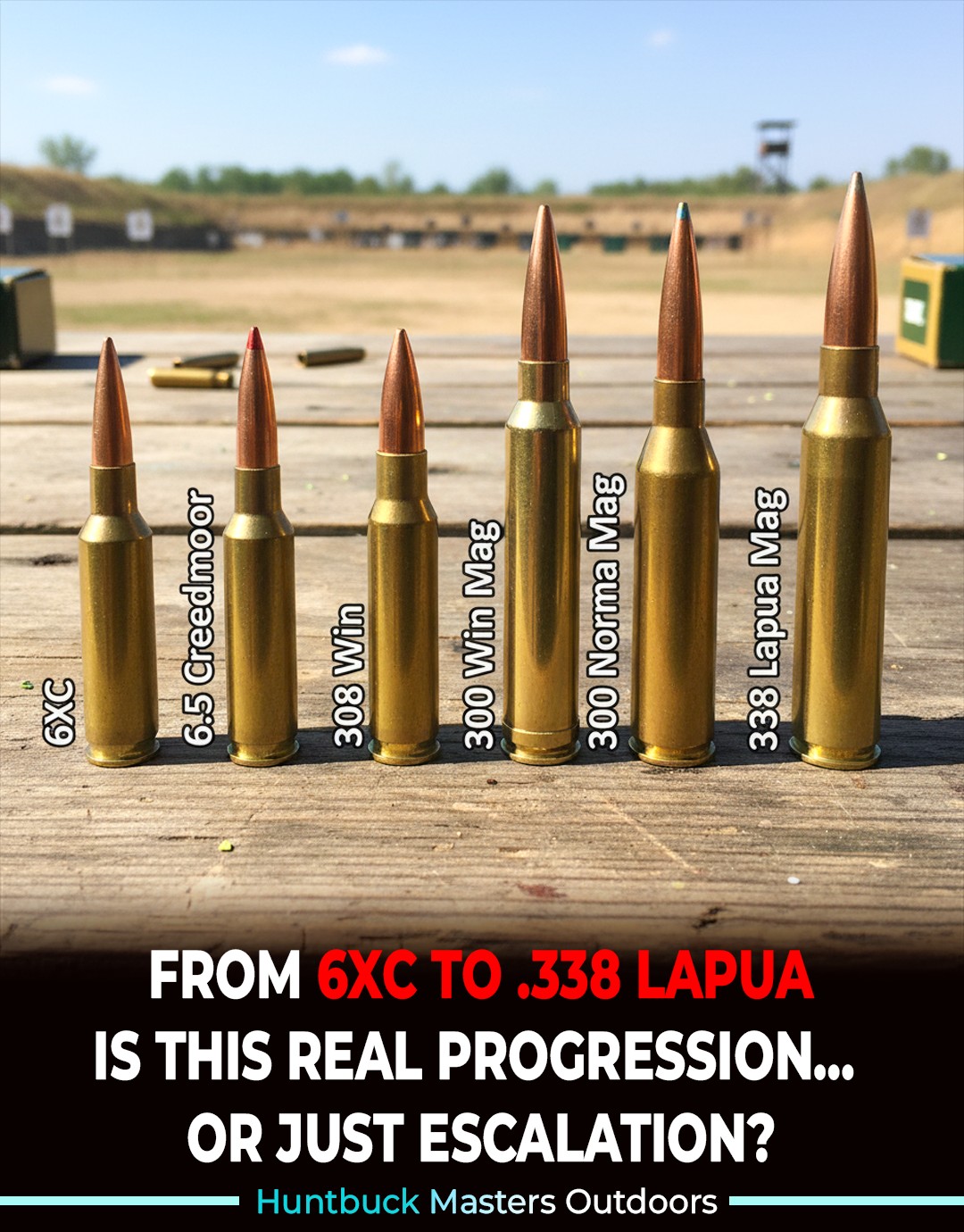The comparison between the 6.5×284 Norma, the .264 Winchester