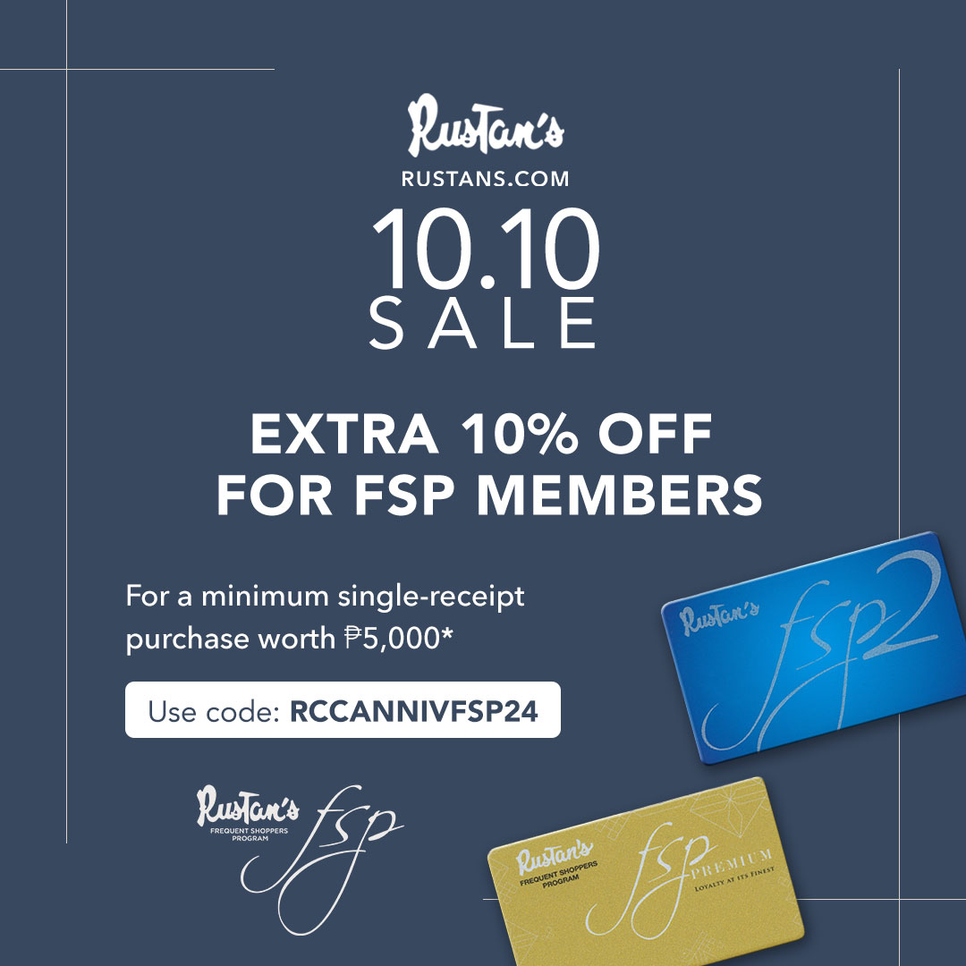 Rustan's - Here’s a special treat for FSP members! 🎉 Unlock an extra 10 ...