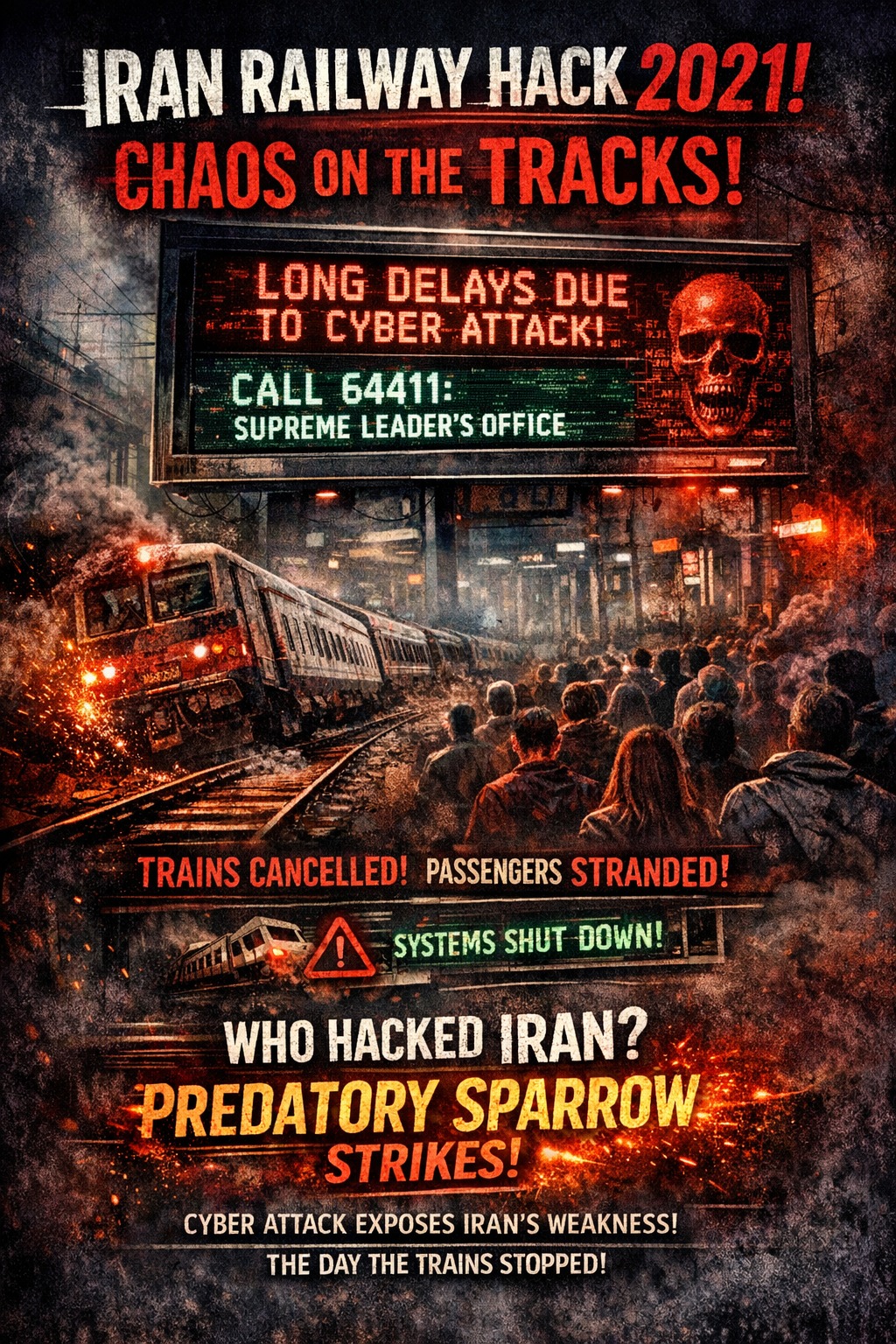 Hack Training - 🚨 BREAKING CYBER SHOCKER! 🚨 #IranRailHack... | Facebook
