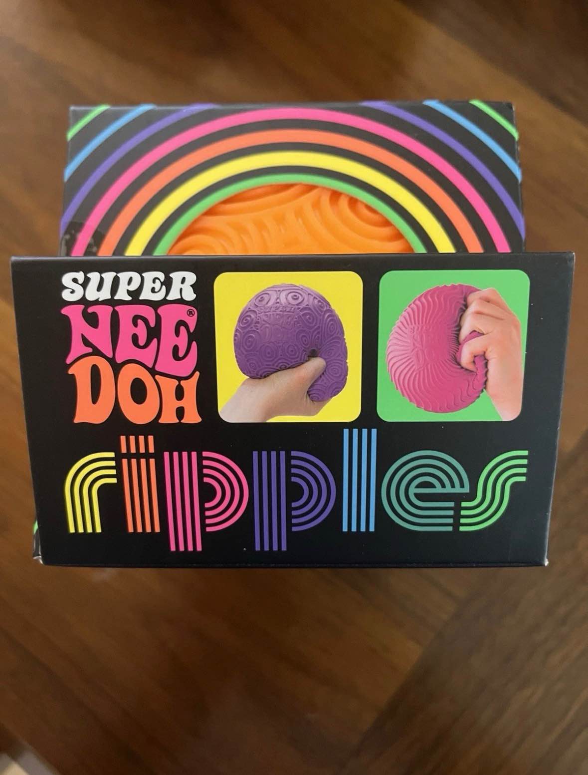 Super NeeDoh Ripples XL Textured Nee Doh Ball Giant Squishy Sensory Toy ...
