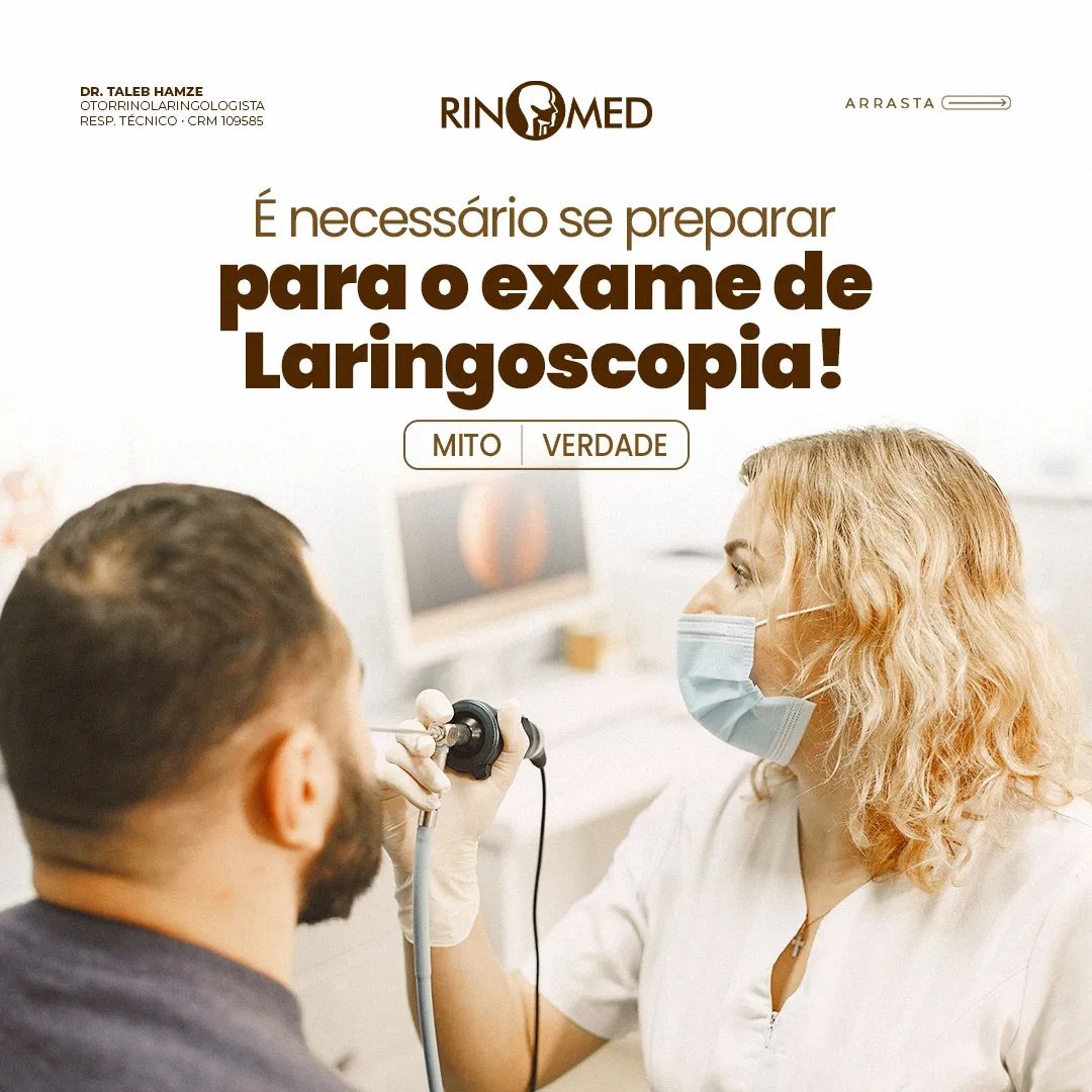 Rinomed - 🔸 A laringoscopia é um exame que tem como...