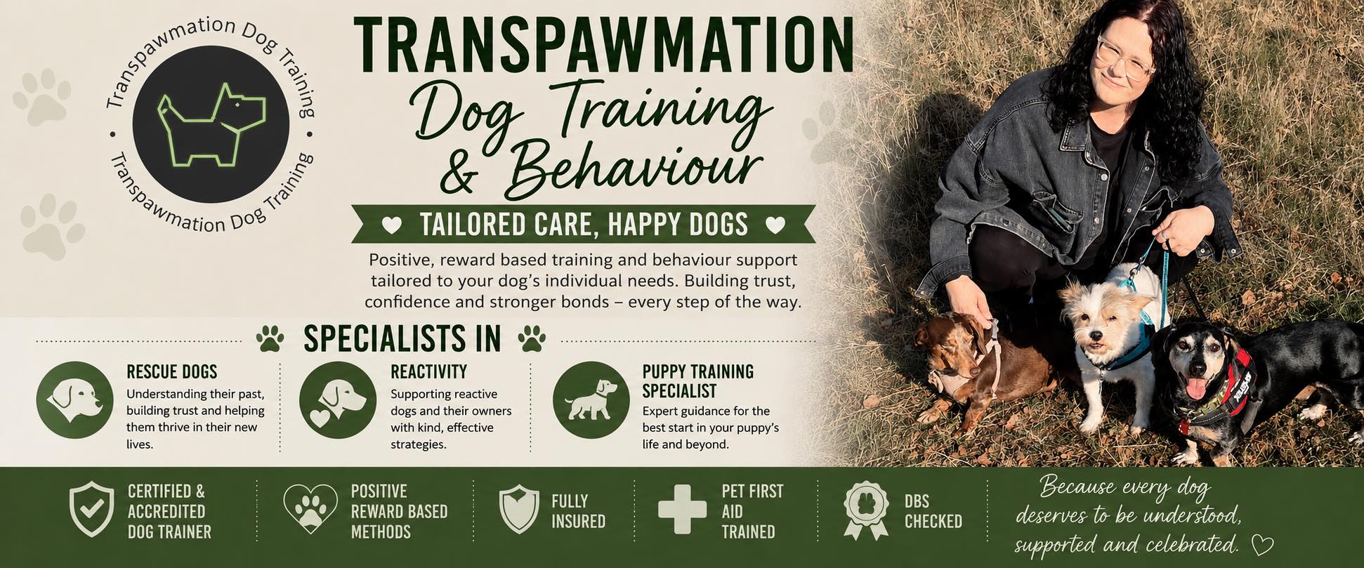 Transpawmation Dog Training | King's Lynn