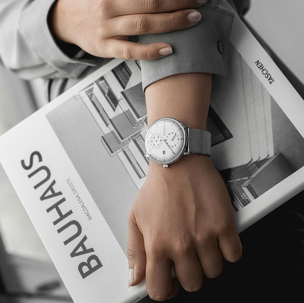 The new Junghans max bill Regulator appears pure and minimalist