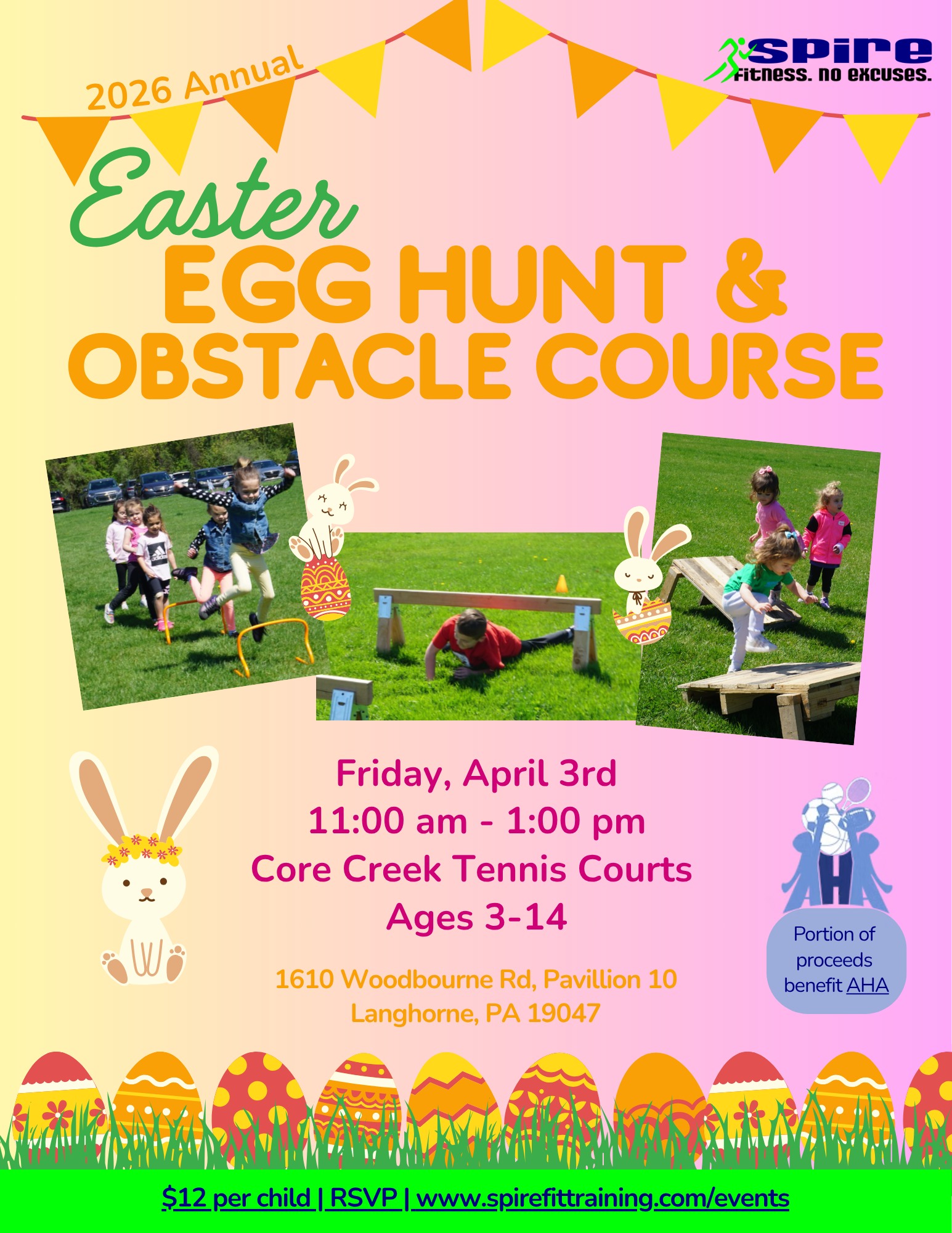 Easter Egg Hunt and Obstacle Course @ Core Creek Park