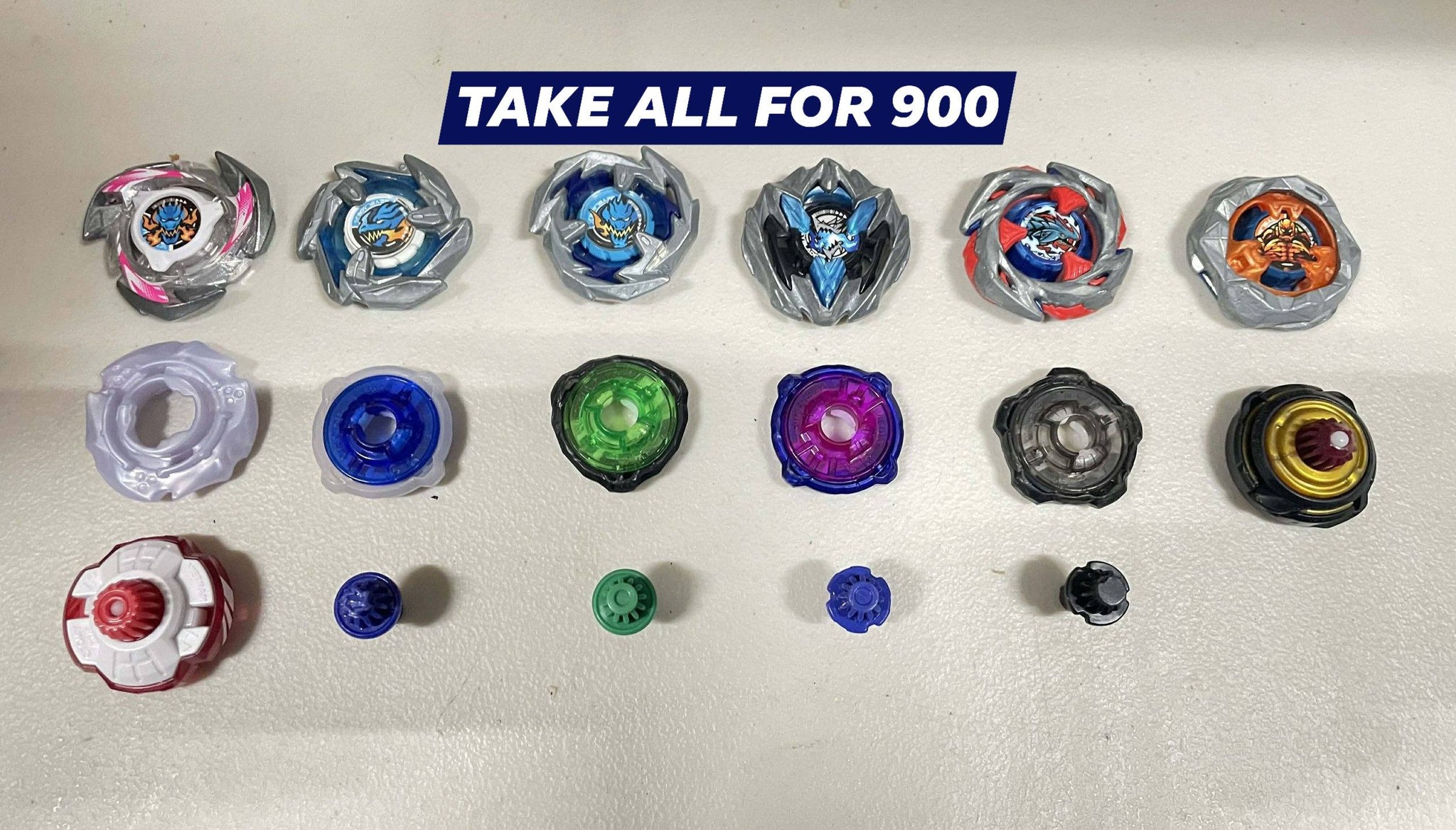 RUSH RUSH! FOR SALE BEYBLADE X BUNDLE FIRST COME FIRST SERVE