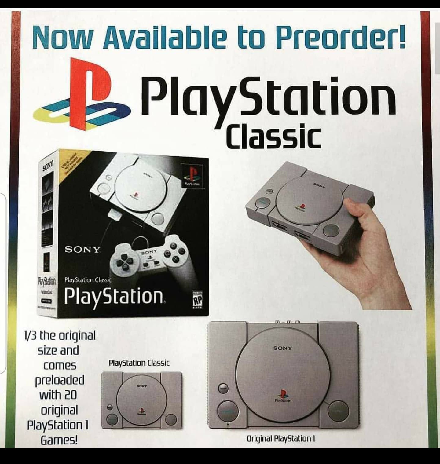PlayStation Classic's full lineup of 20 pre-loaded games includes