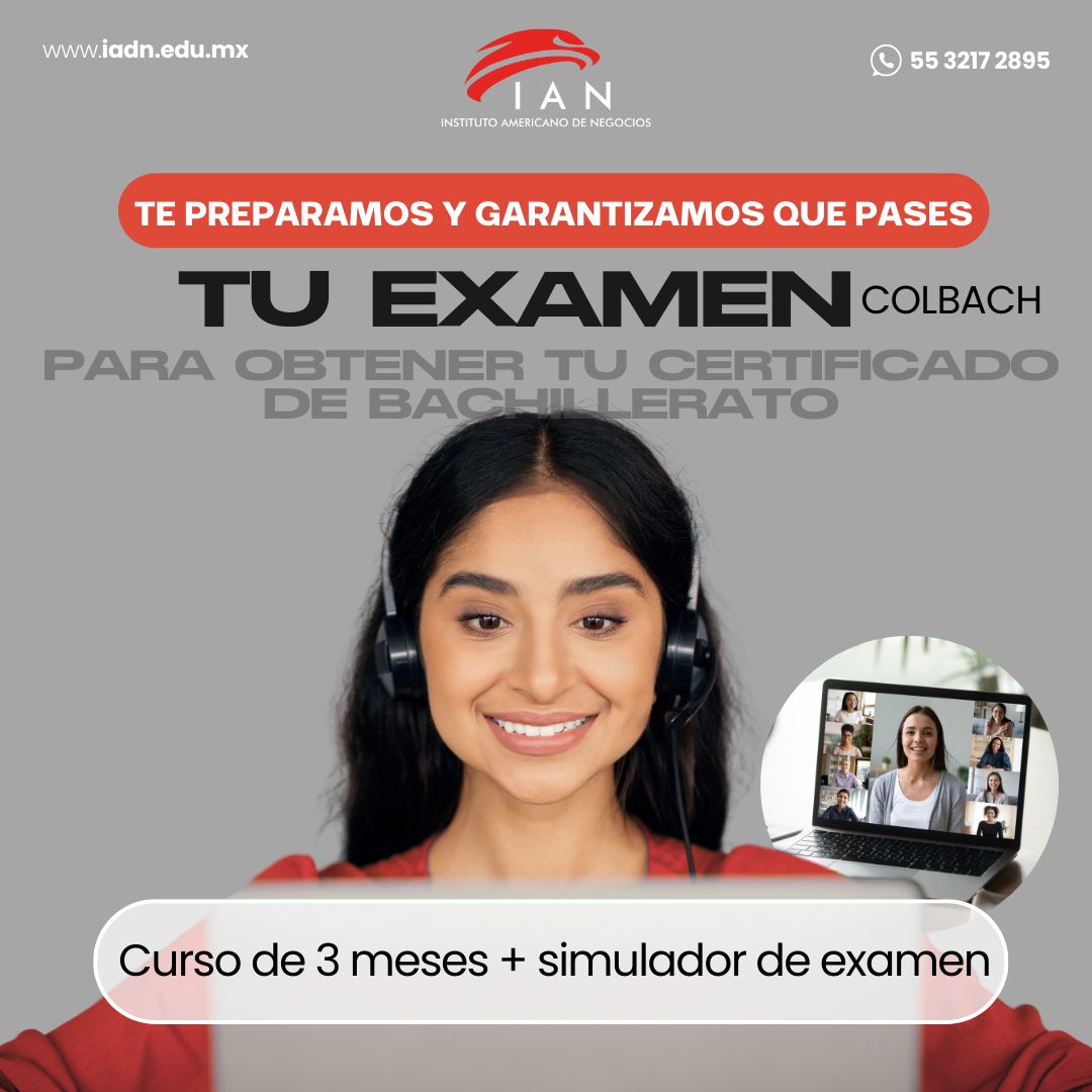 IAN - ¿Sabías que el examen del COLBACH te permite obtener...